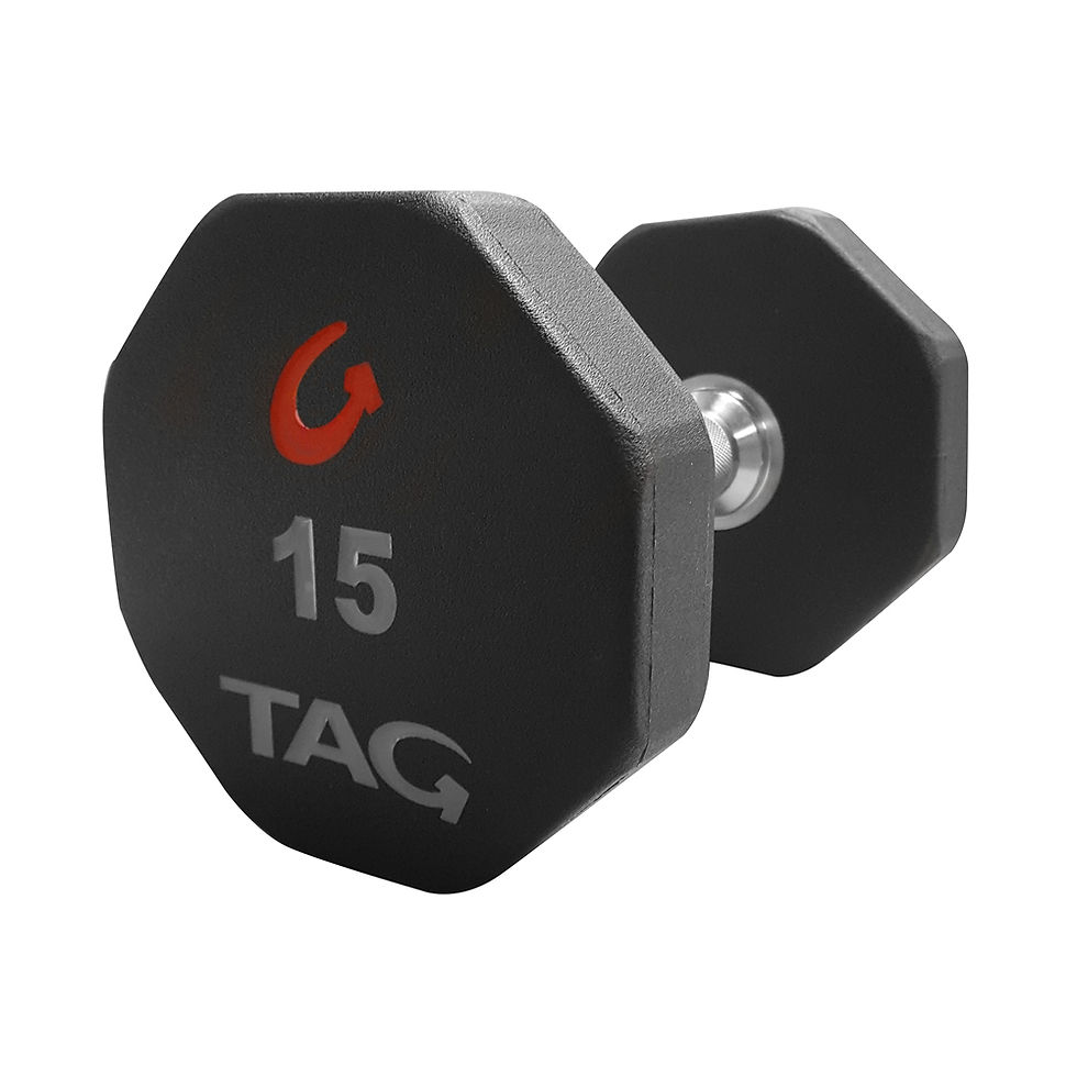TAG 8 Sided Premium Ultrathane Dumbbell