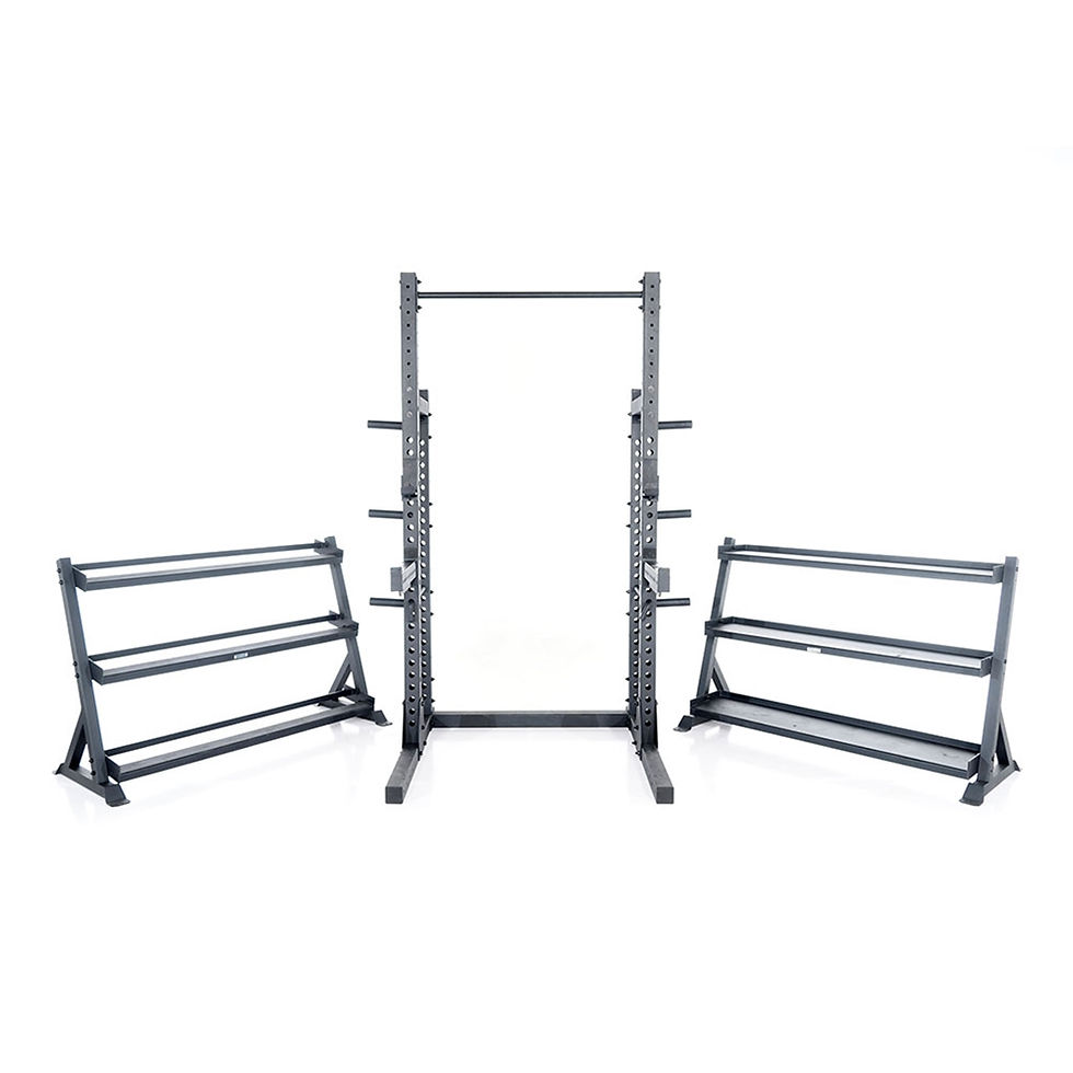 Thumbnail: Granite Series Horizontal Dumbbell Rack - Three Tier (4 Box Item)
