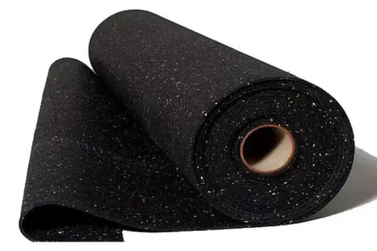 FitFloors Rubber Flooring Rolls - Underlayment