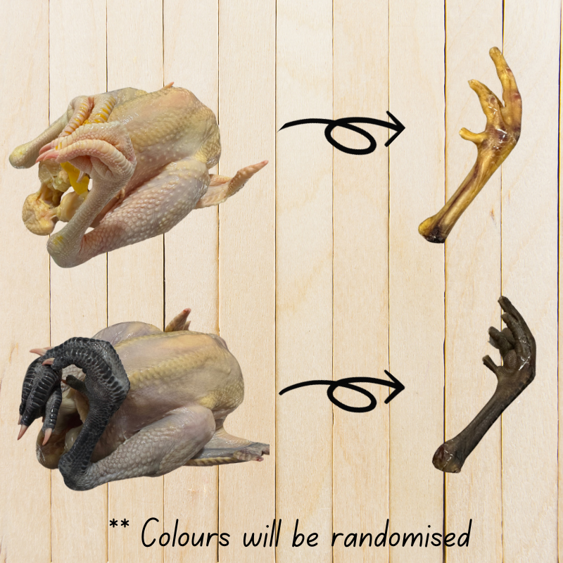 types of dehydrated kampong chicken feet