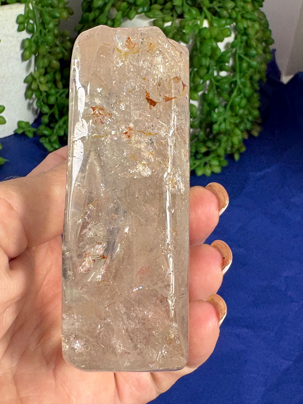 Thumbnail: Clear Quartz with Golden Healer Bowl