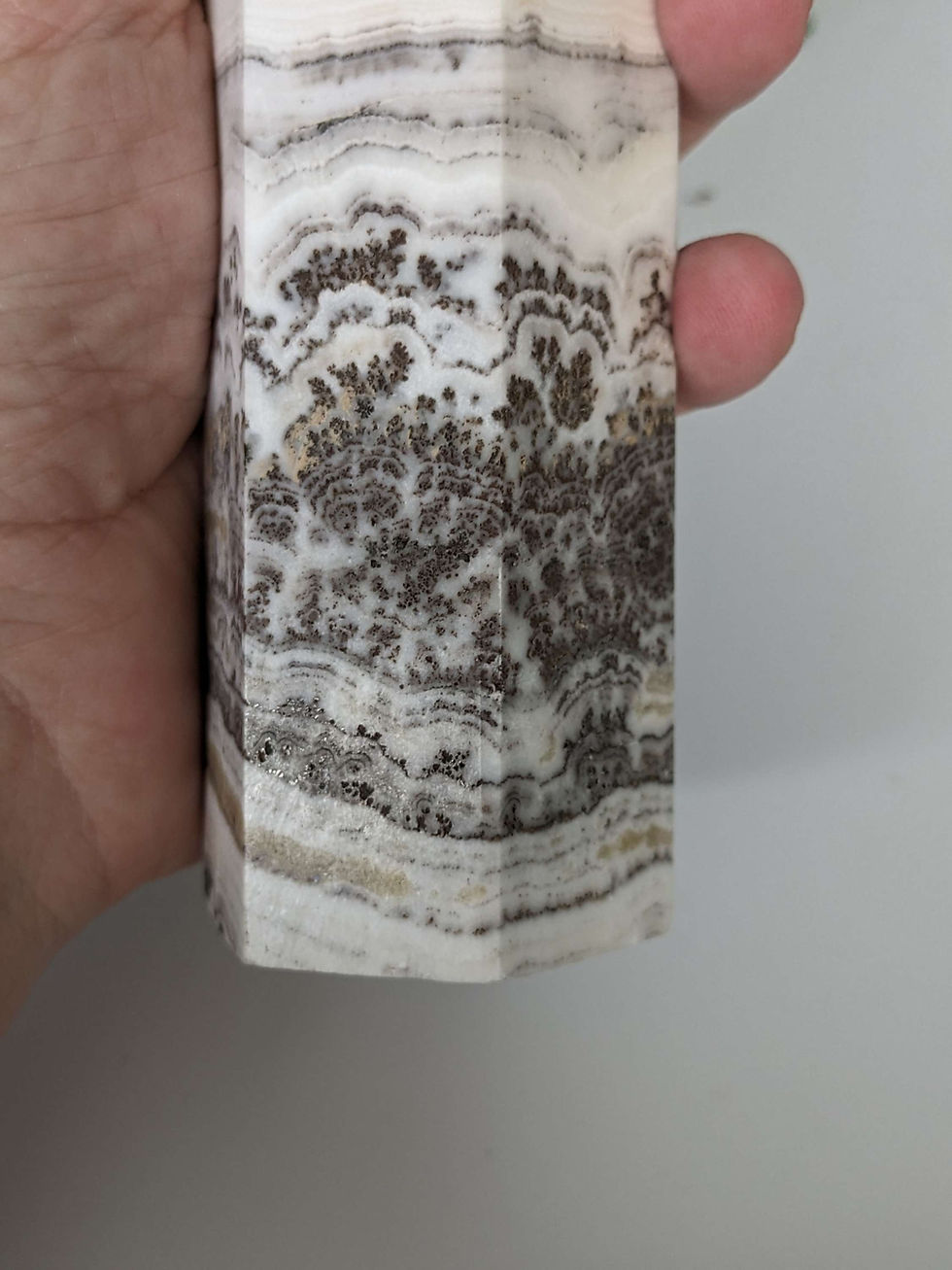 Thumbnail: Orange Dendritic Calcite Tower