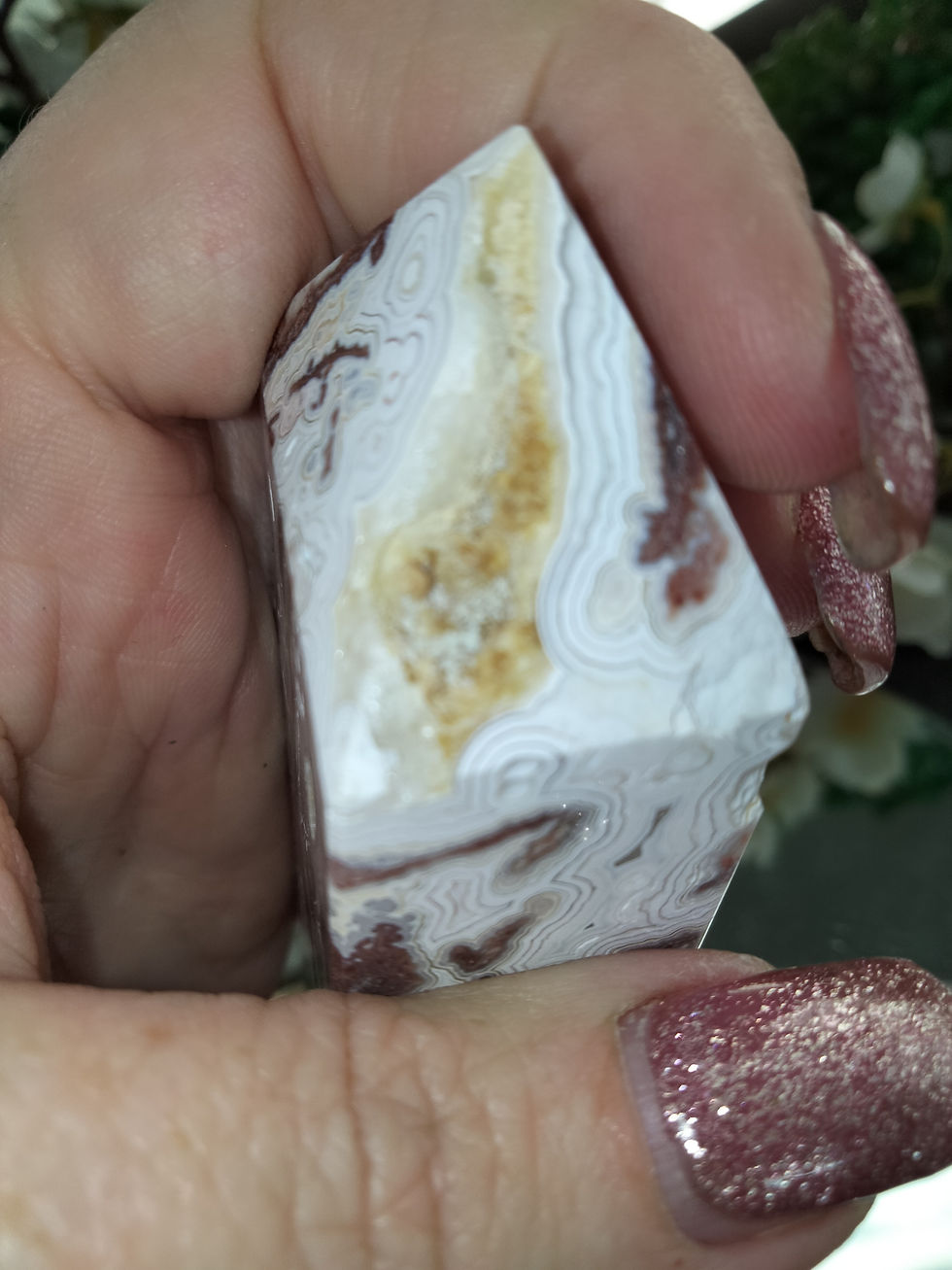 Thumbnail: Mexican Crazy Lace Agate Tower