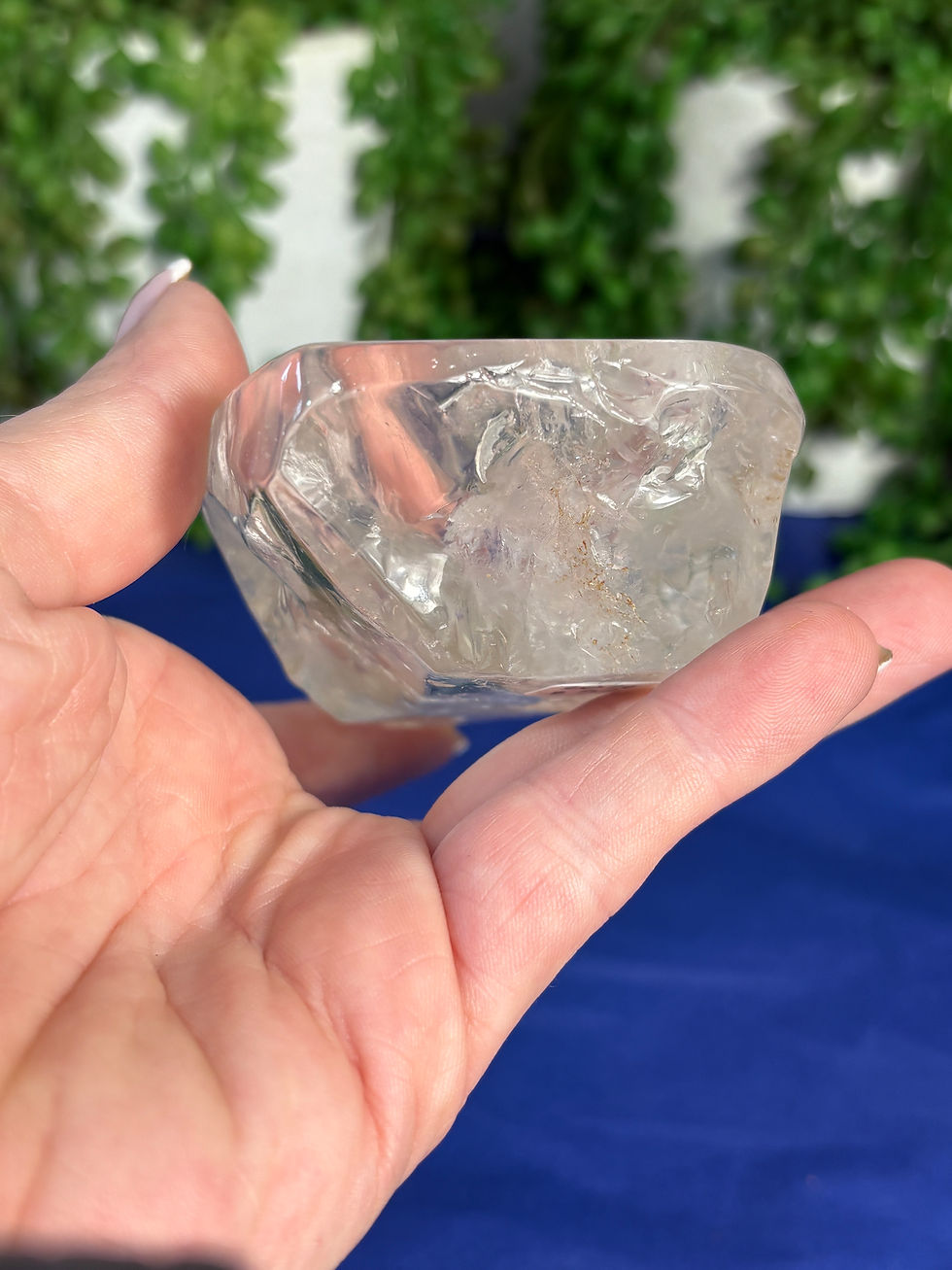 Thumbnail: Clear Quartz with Golden Healer Bowl