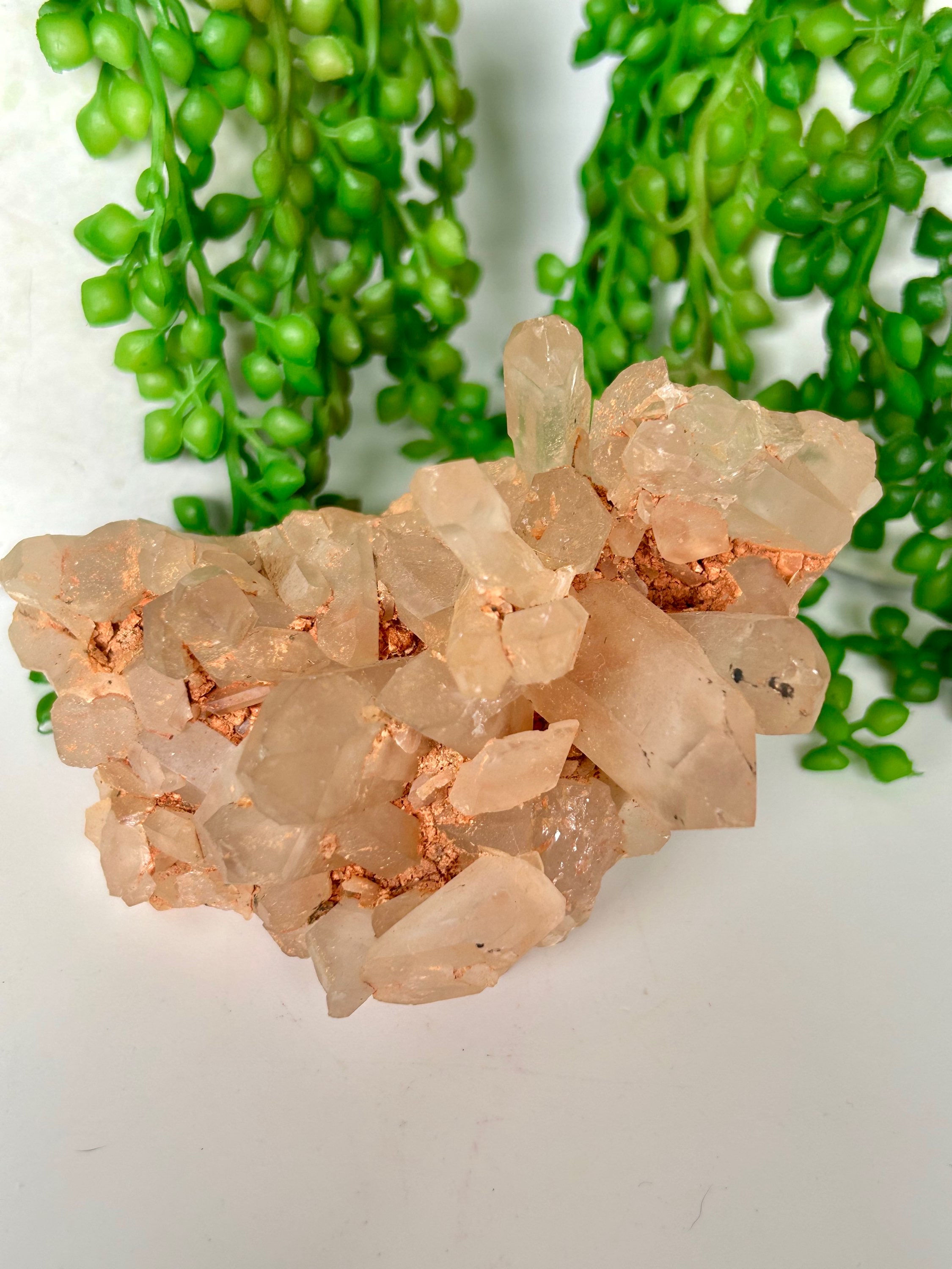 Red Quartz Cluster