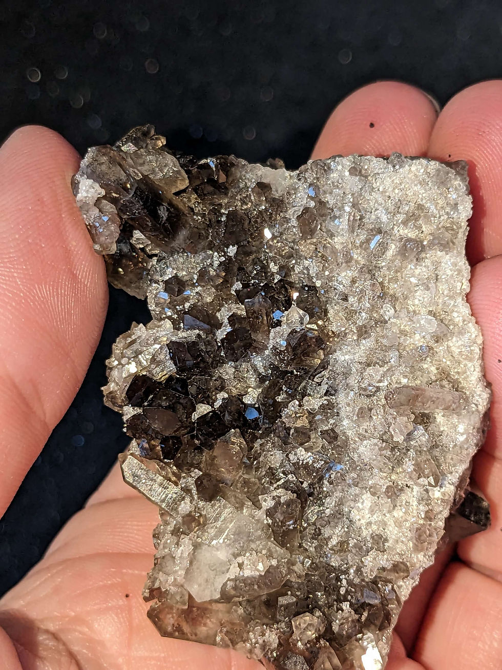 Thumbnail: Black Quartz Cluster