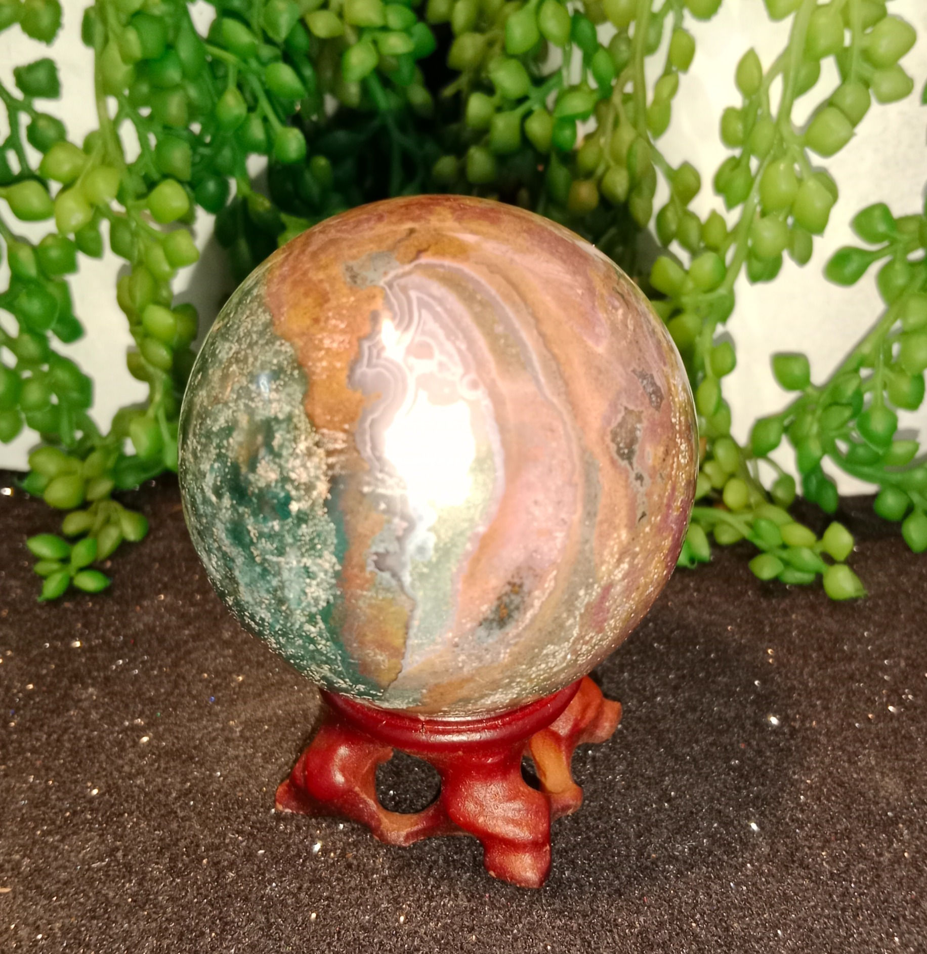 Ocean Jasper Sphere