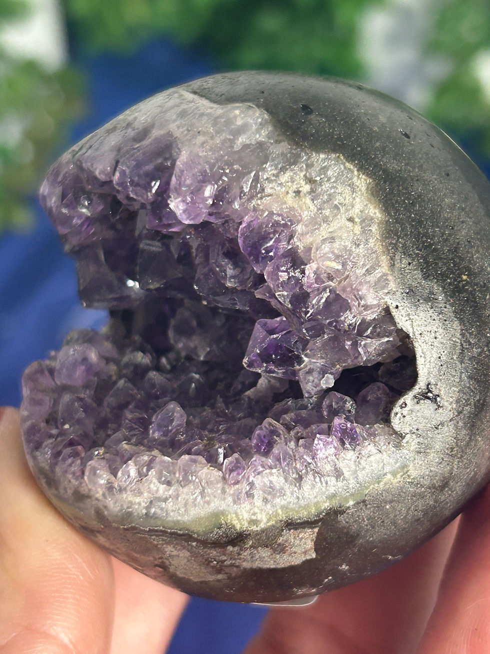 Thumbnail: Amethyst Geode Sphere