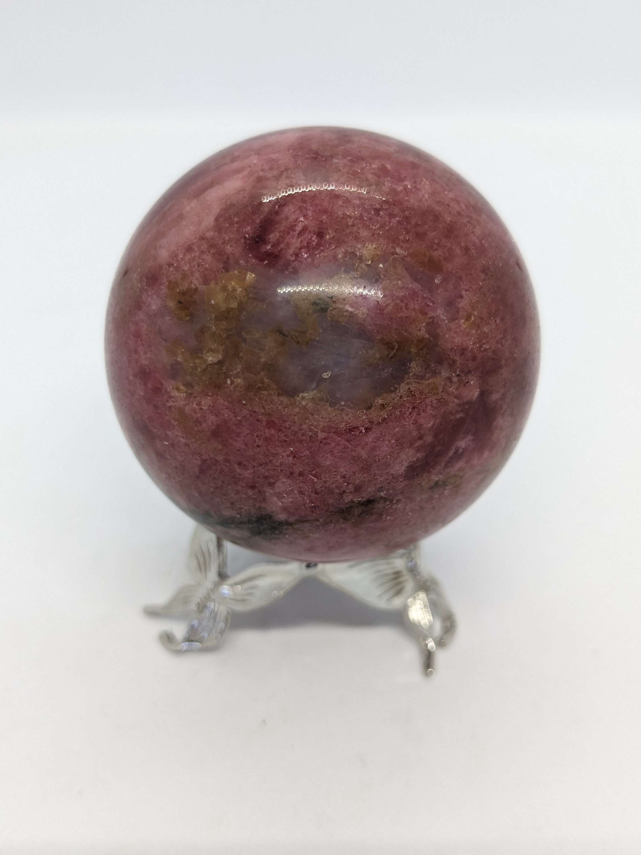 Rhodonite Sphere