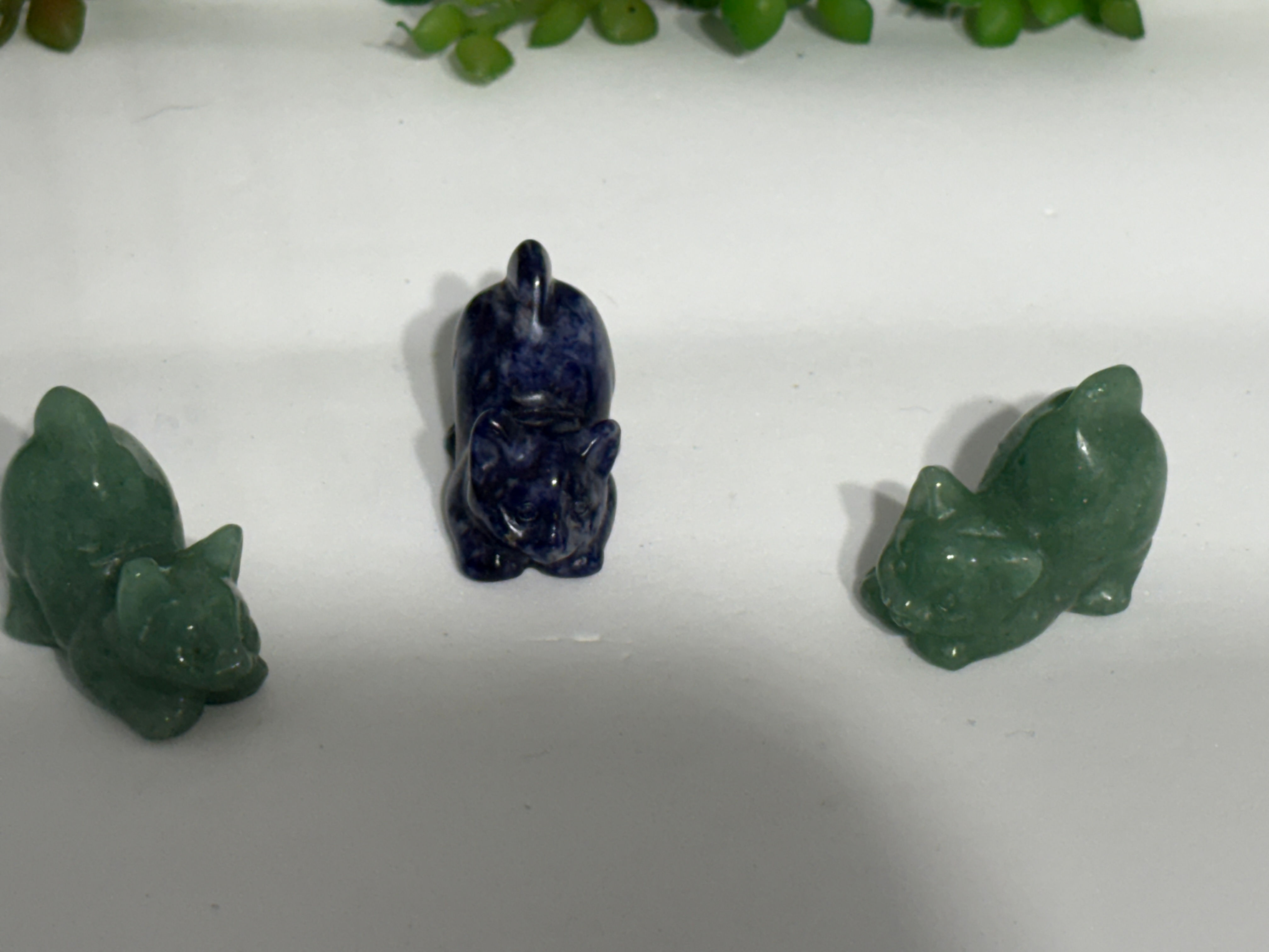 Cat Crystal Carving