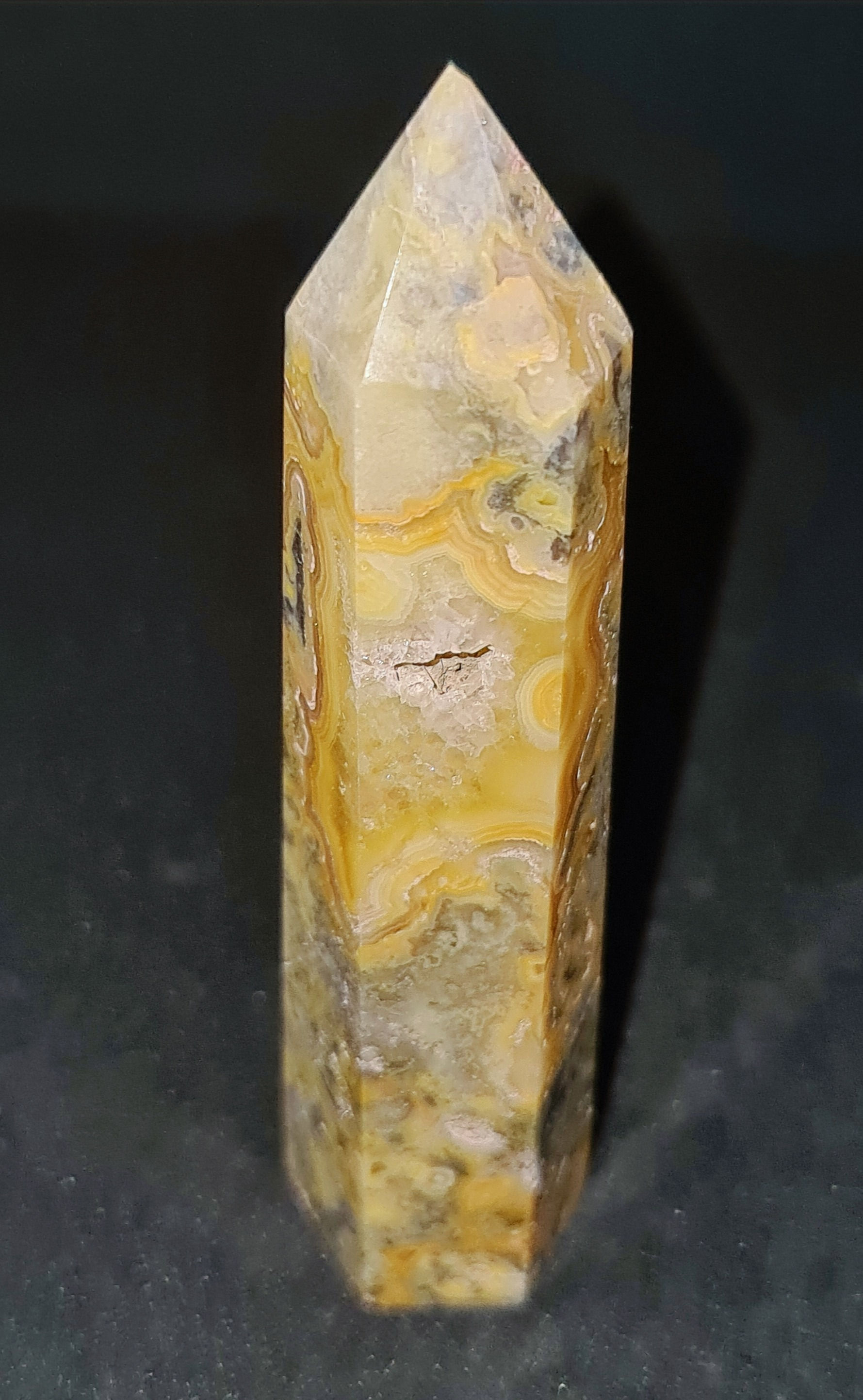 Crazy Lace Agate Tower