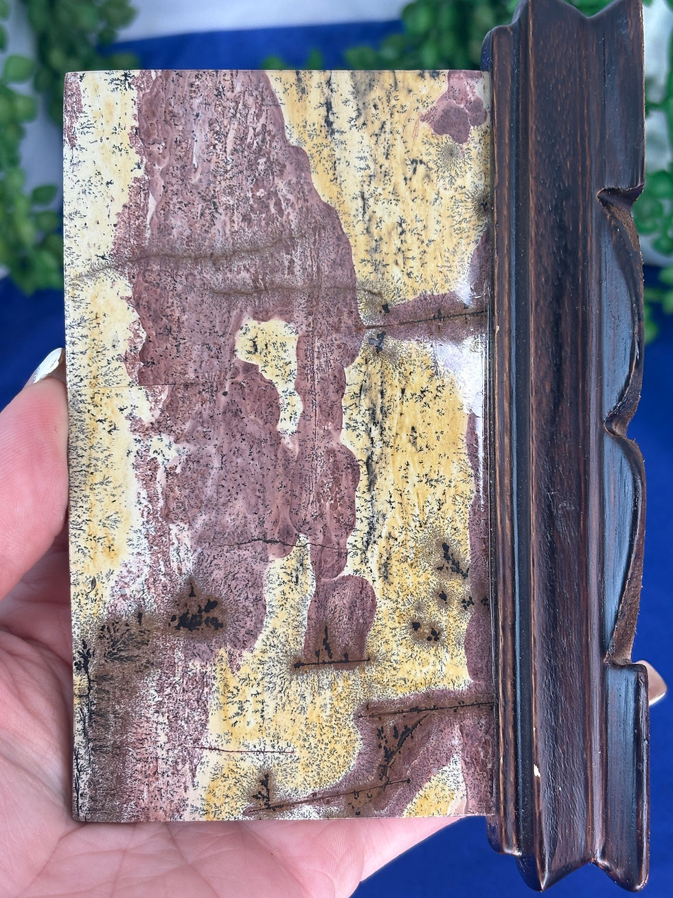 Thumbnail: Picture Jasper on Wood Stand