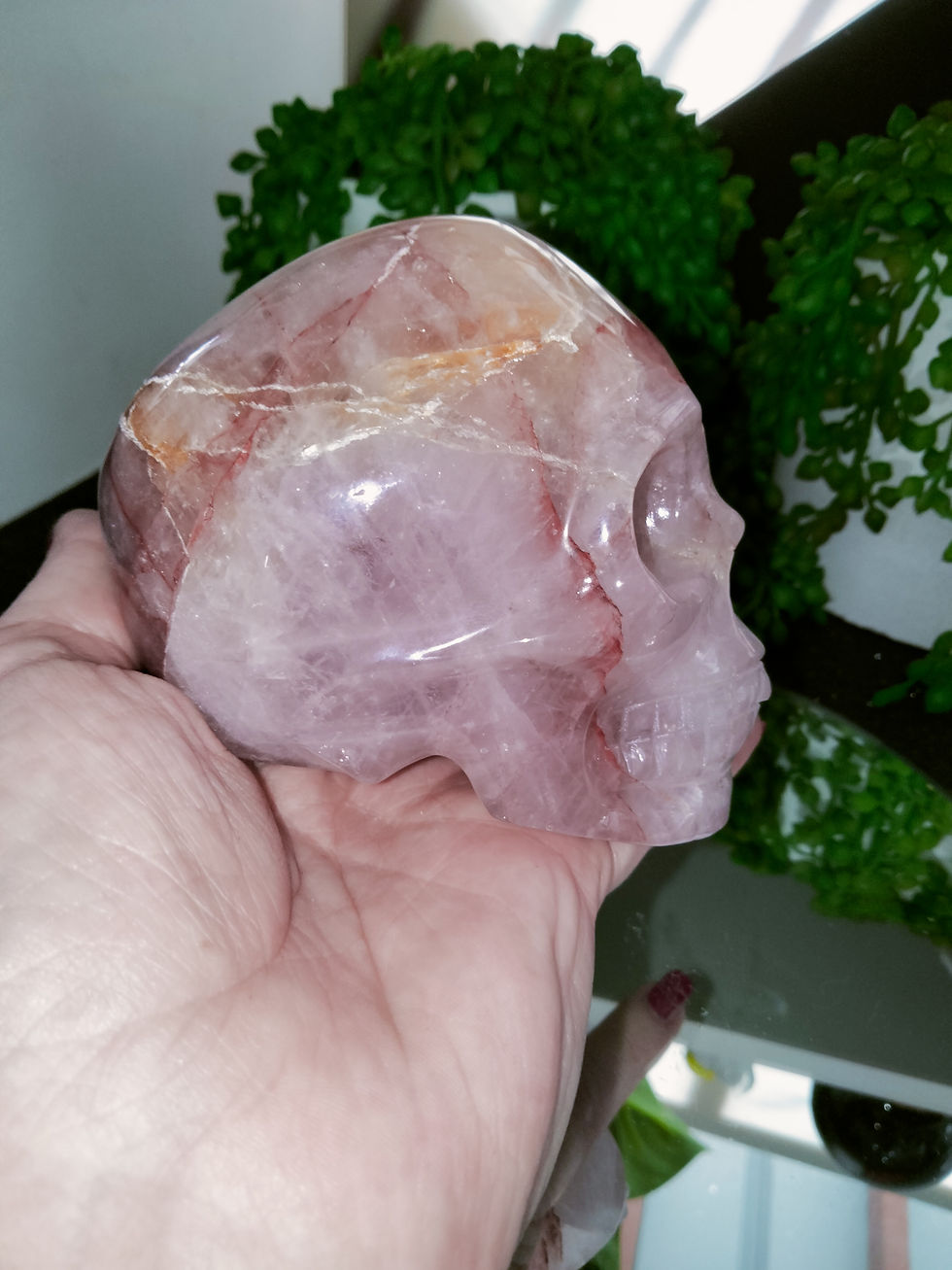 Thumbnail: Fire Quartz Skull