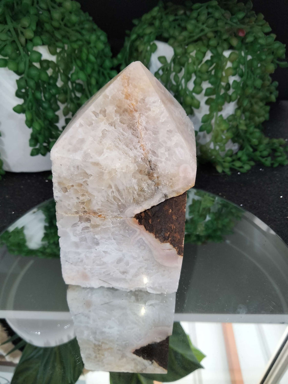 Thumbnail: Pink Amethyst Druzy Tower