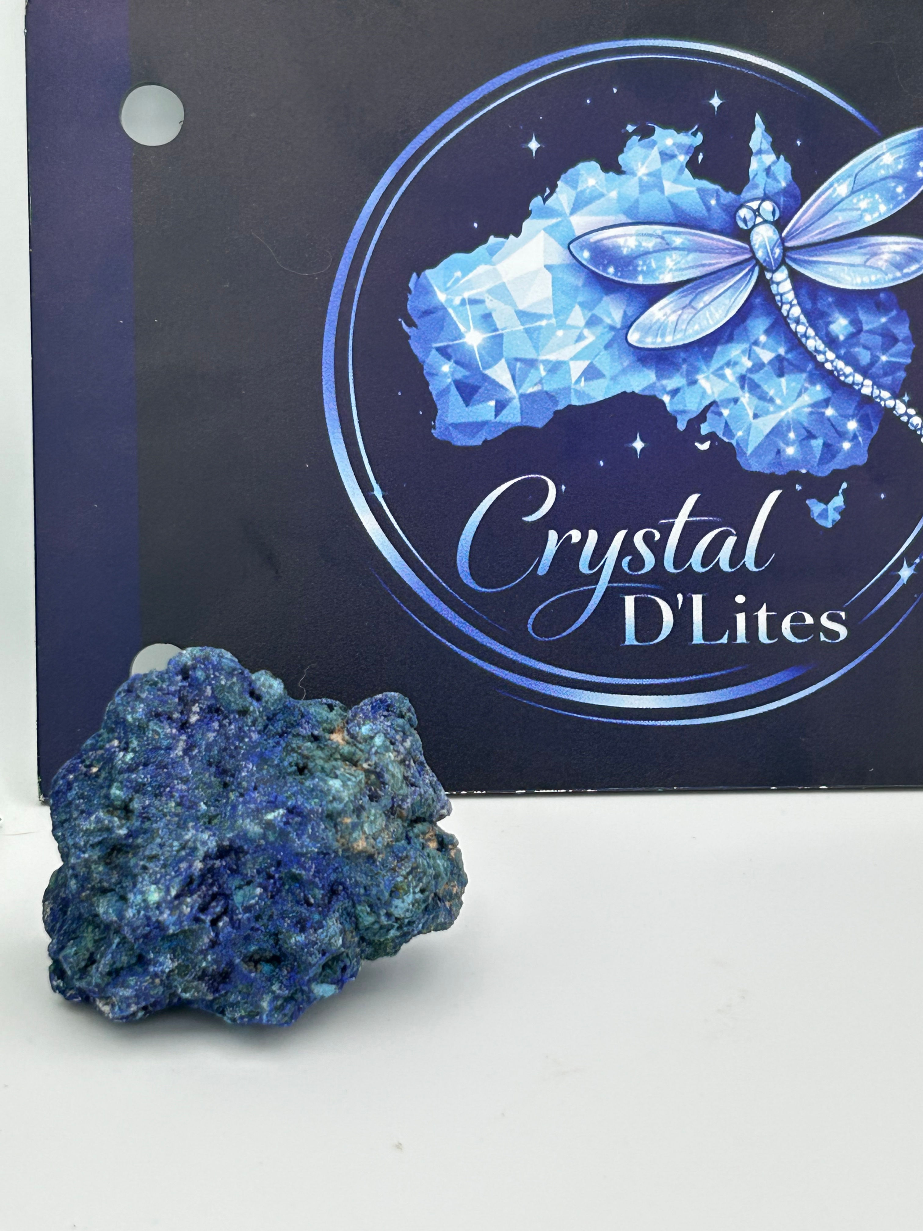 Raw Azurite with Malachite