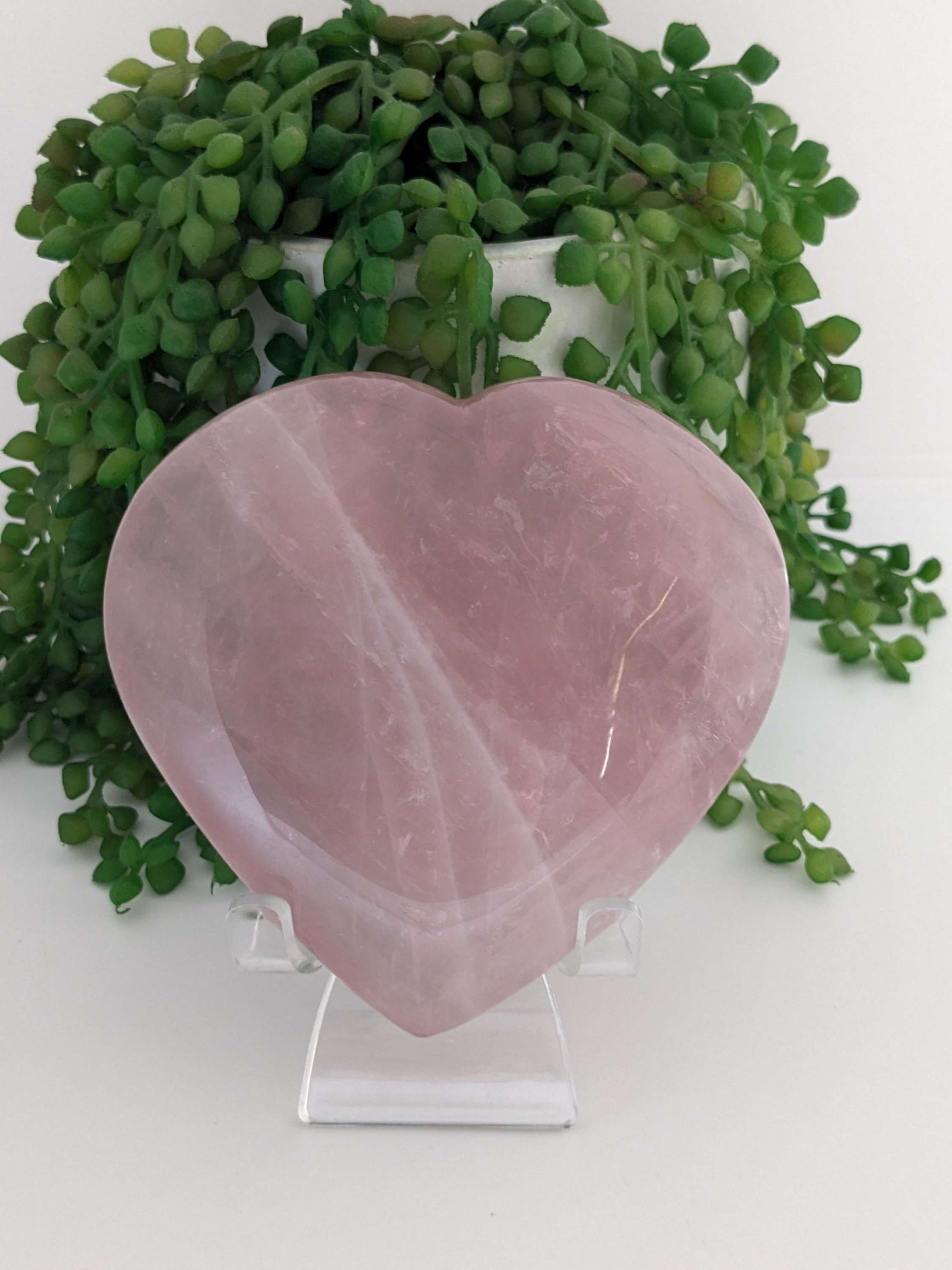 Rose Quartz Heart