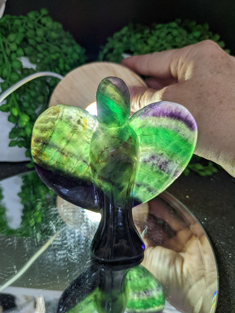 Thumbnail: Rainbow Fluorite Angel