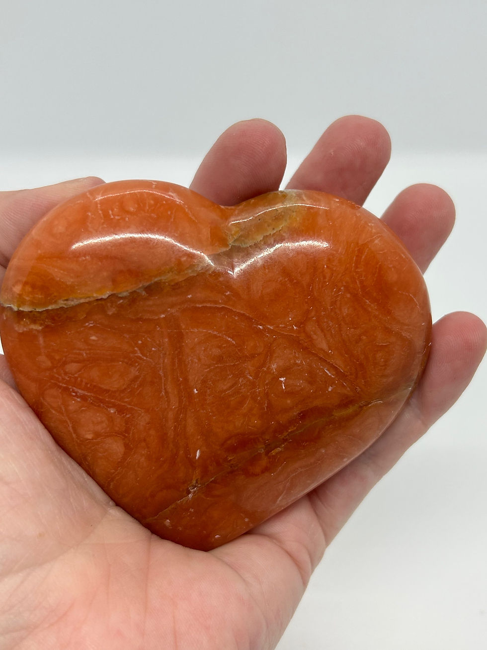 Thumbnail: Orange Calcite Heart
