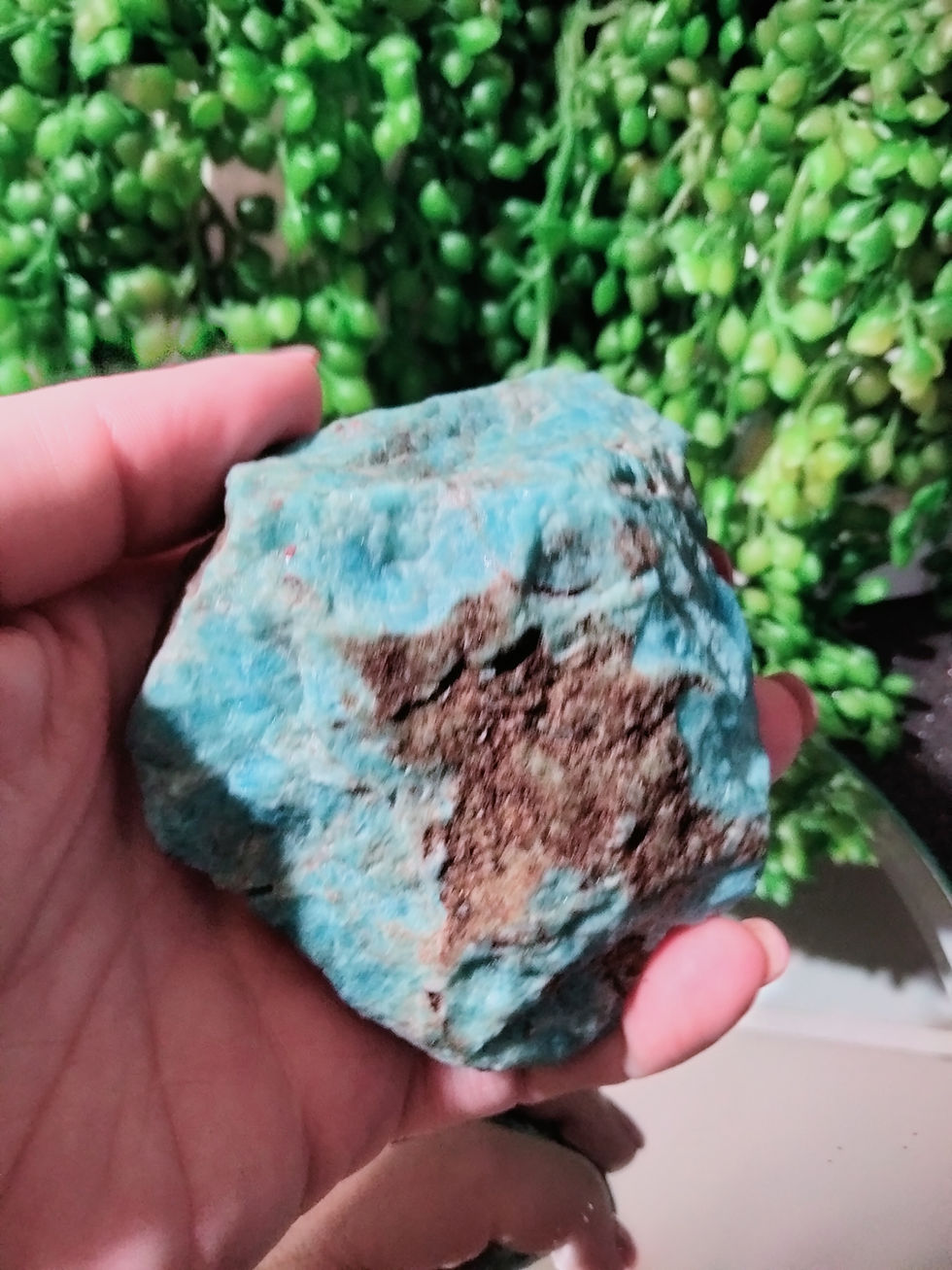 Thumbnail: Raw Blue Apatite