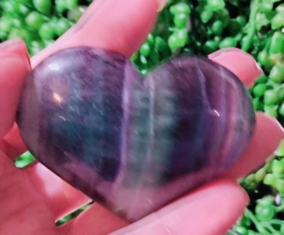 Thumbnail: Rainbow Fluorite Heart