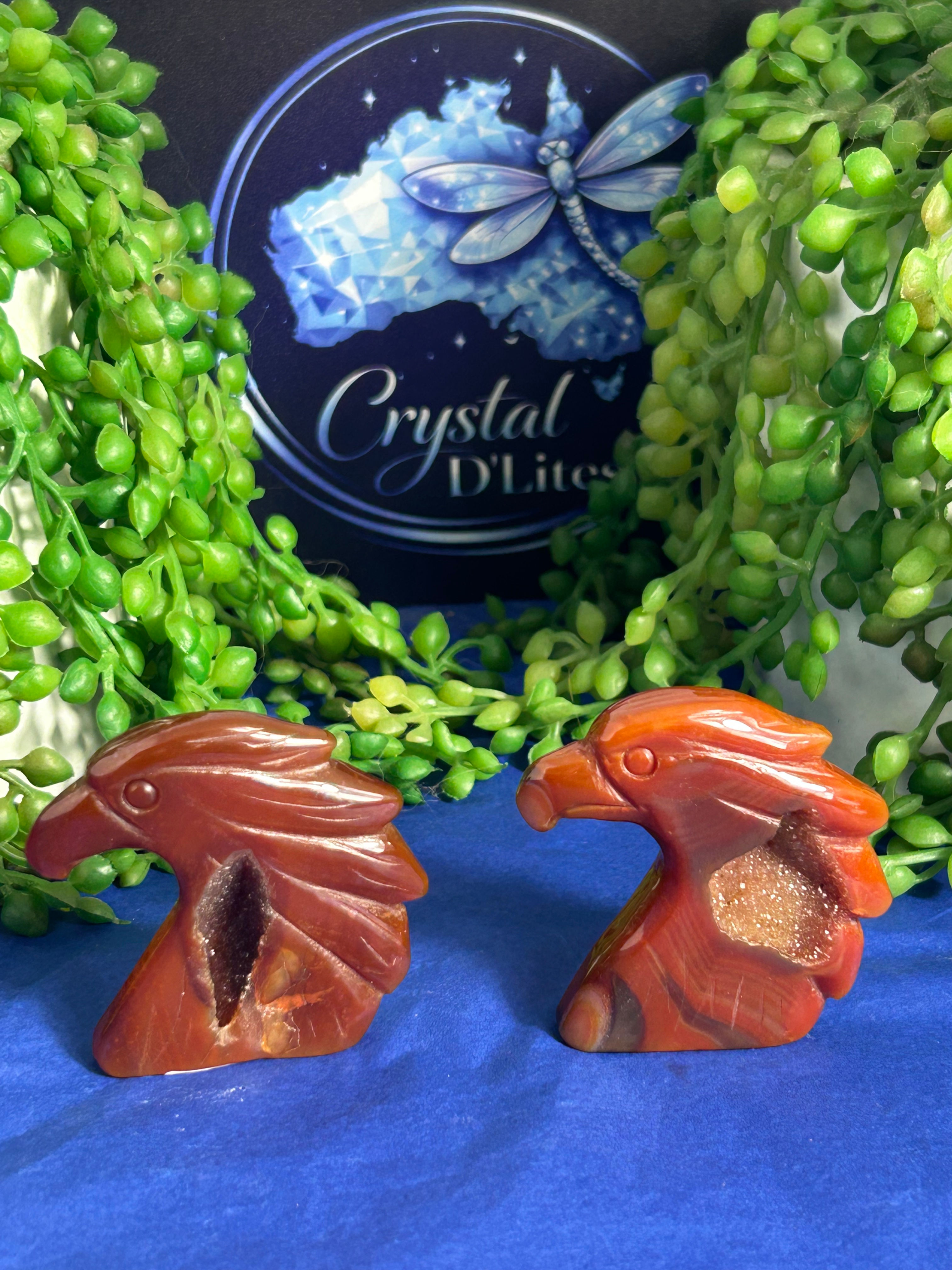 Druzy Agate Eagle