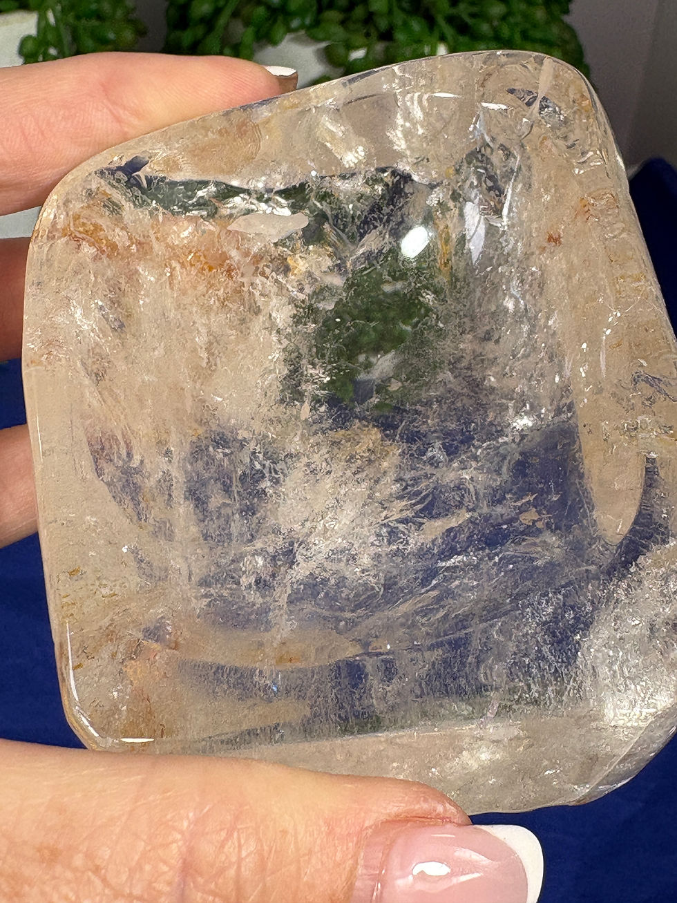 Thumbnail: Clear Quartz with Golden Healer Bowl