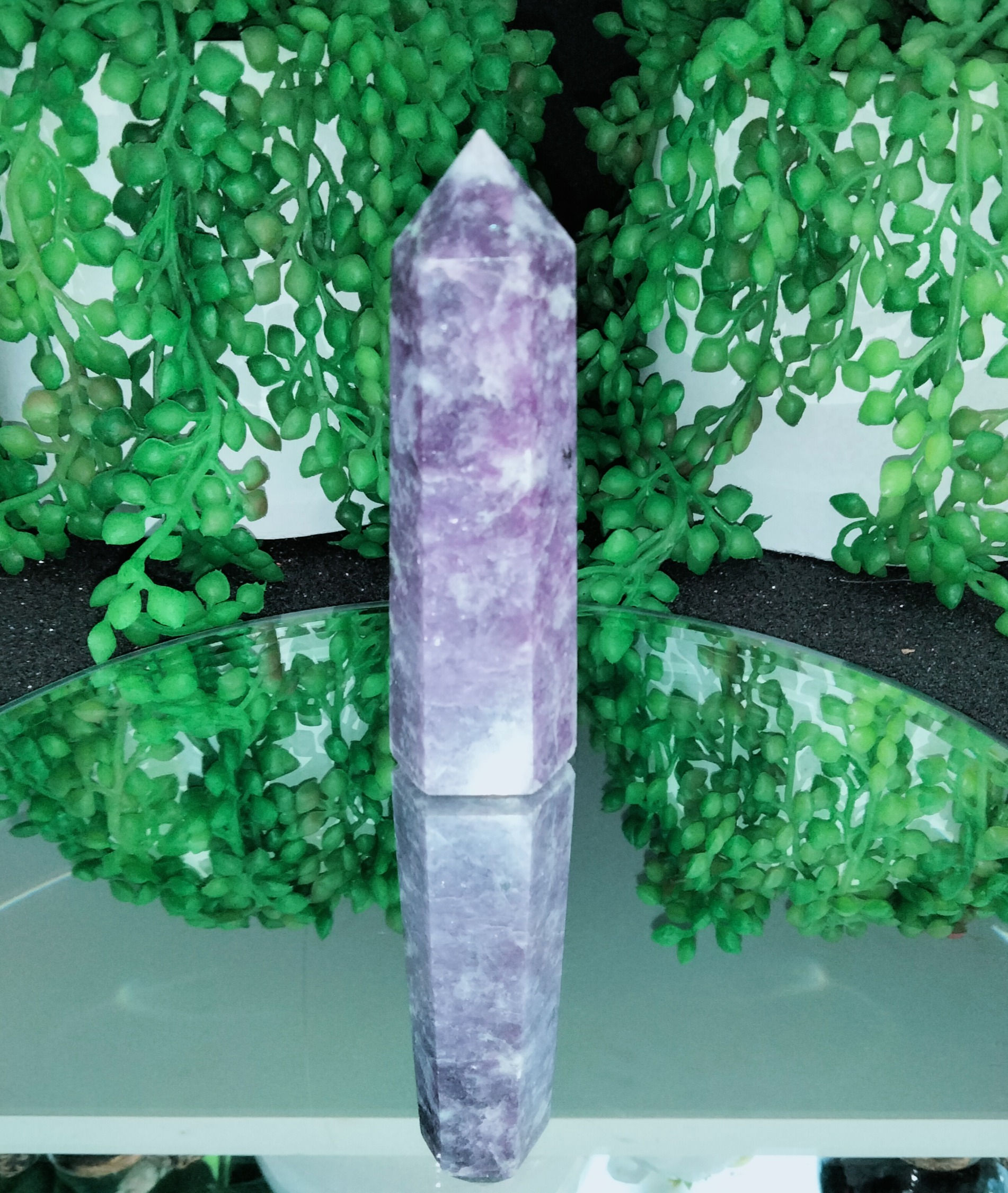 Lepidolite Point