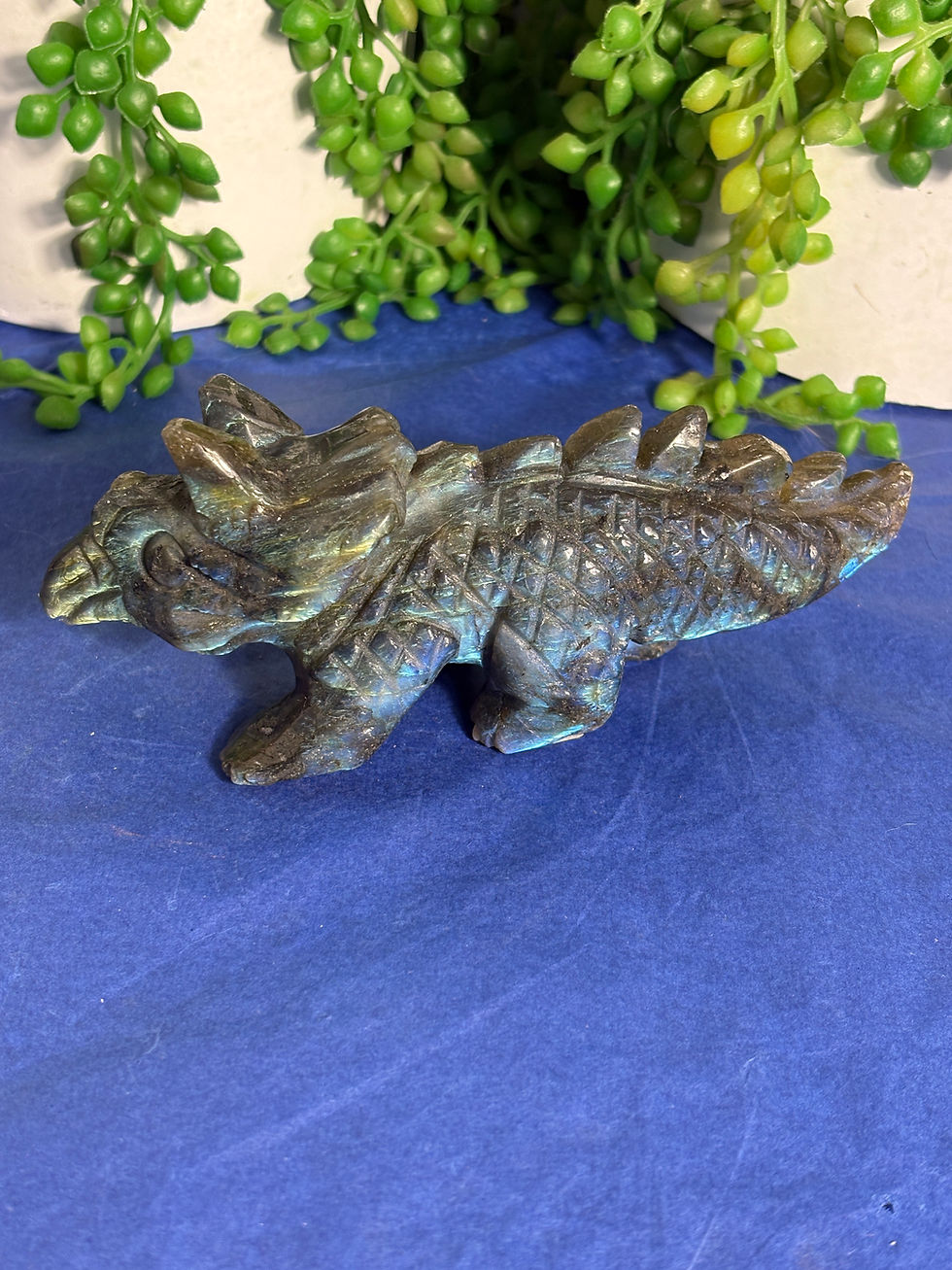 Thumbnail: Labradorite Triceratops
