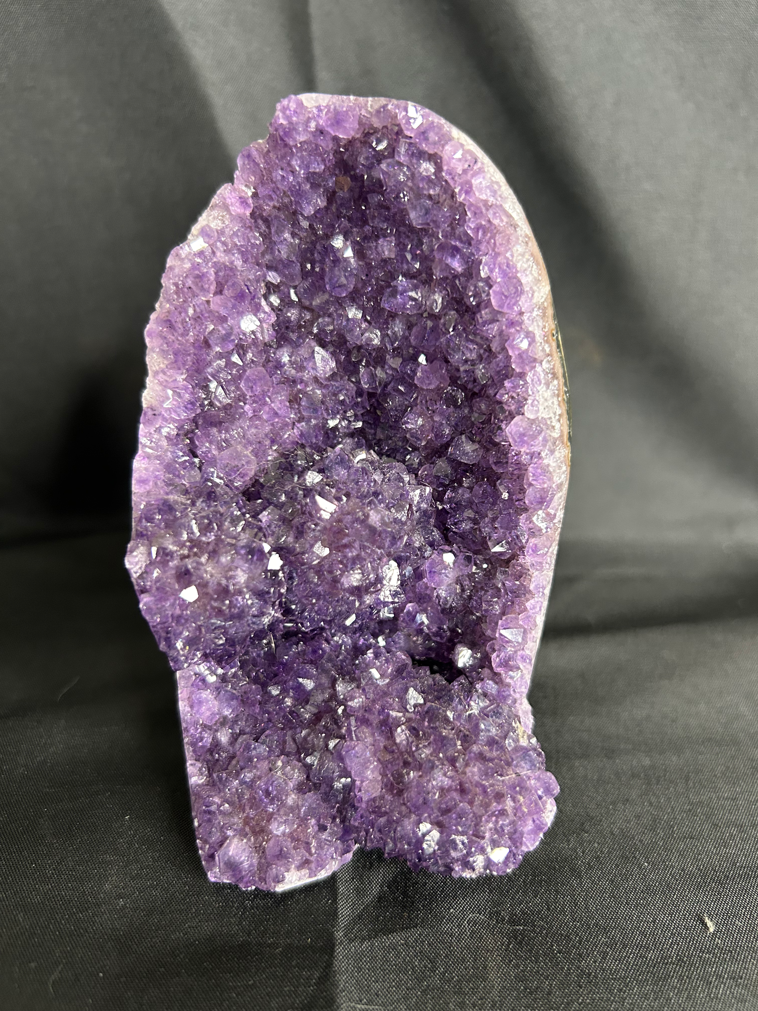 Amethyst Geode Cut Base Freeform