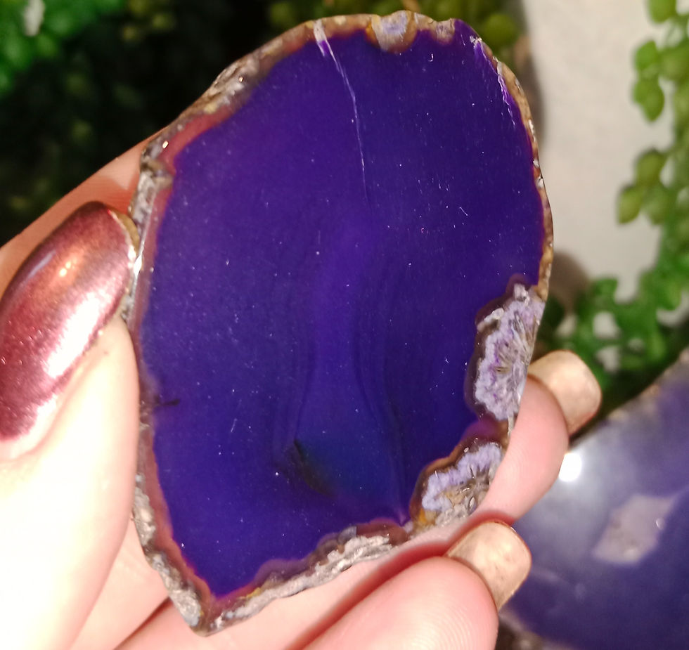 Thumbnail: Purple Agate Slice