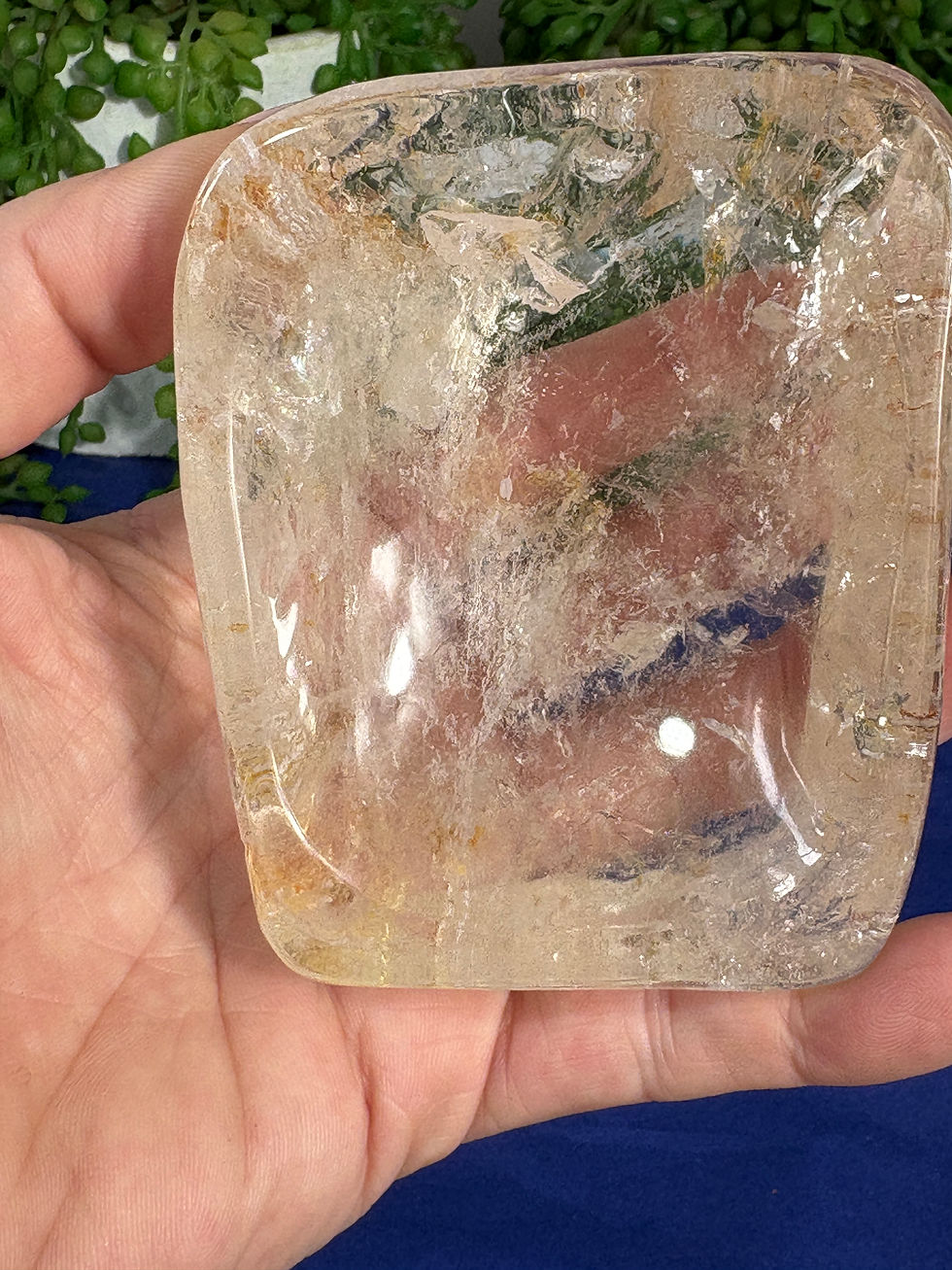 Thumbnail: Clear Quartz with Golden Healer Bowl