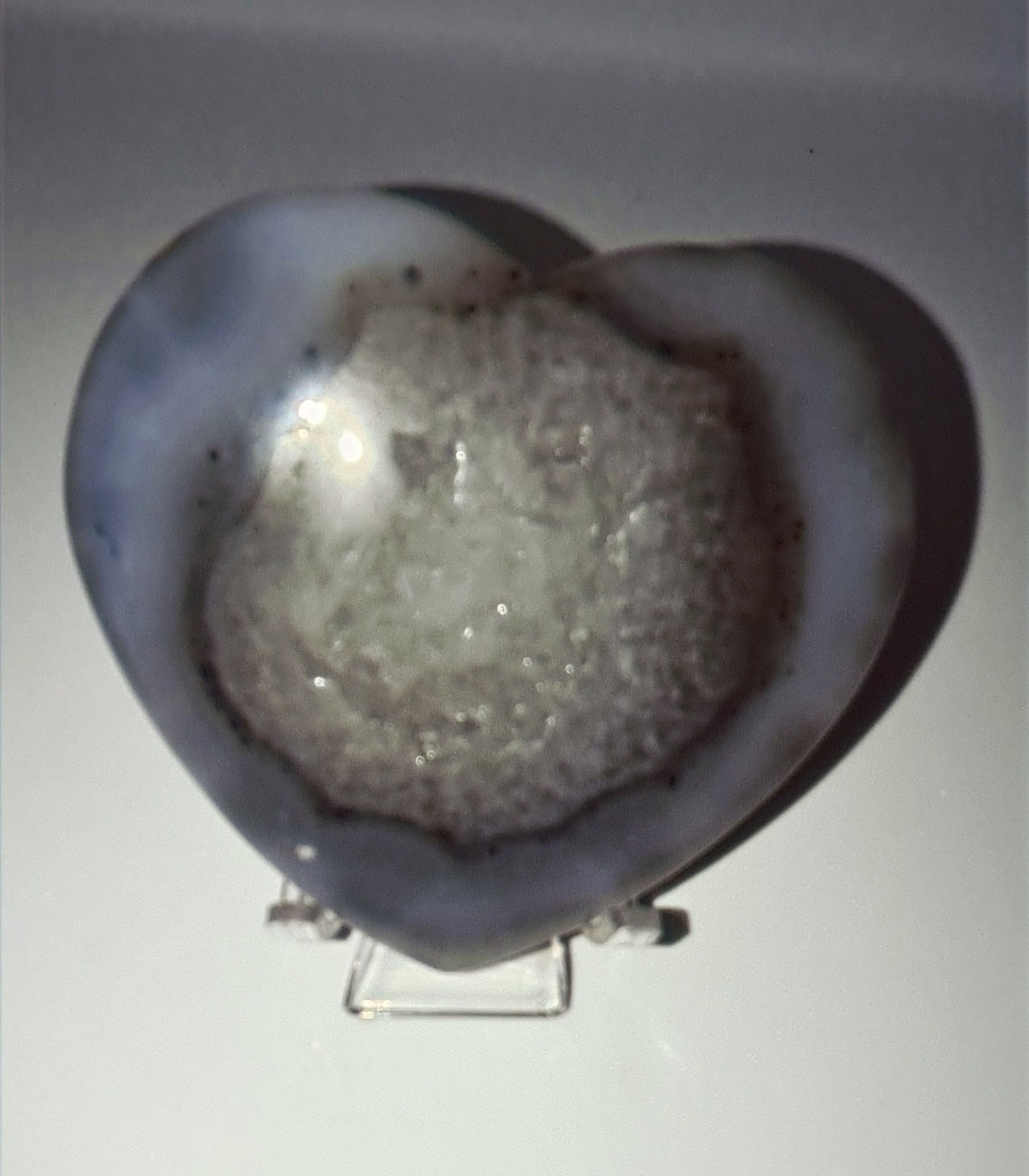 Druzy Agate Heart
