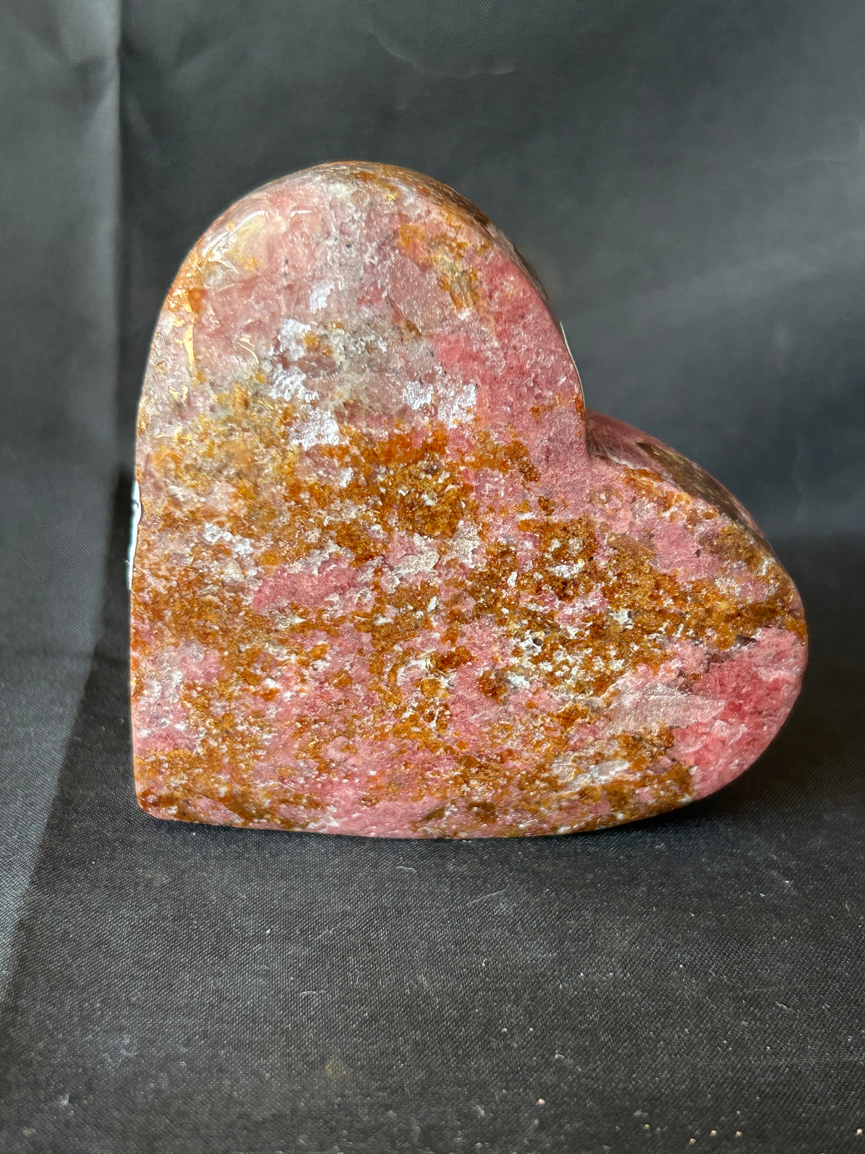 Rhodonite Heart