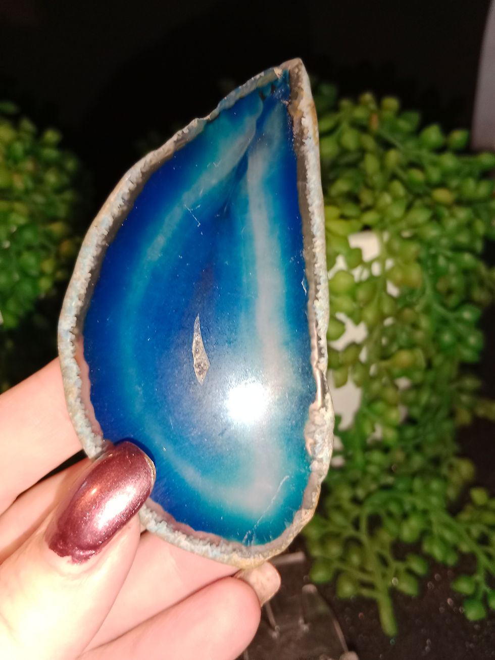 Thumbnail: Blue Agate Slice