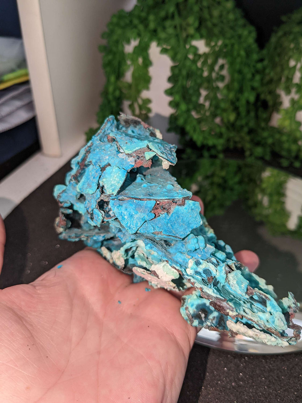 Thumbnail: Native Copper and Chrysocolla Specimen