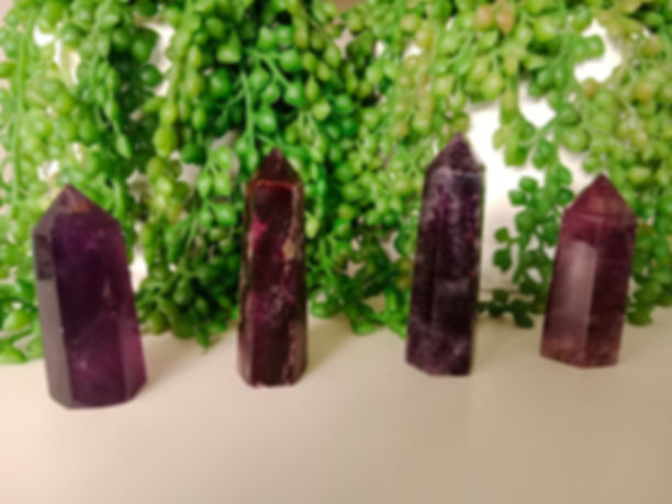 Purple Fluorite Point