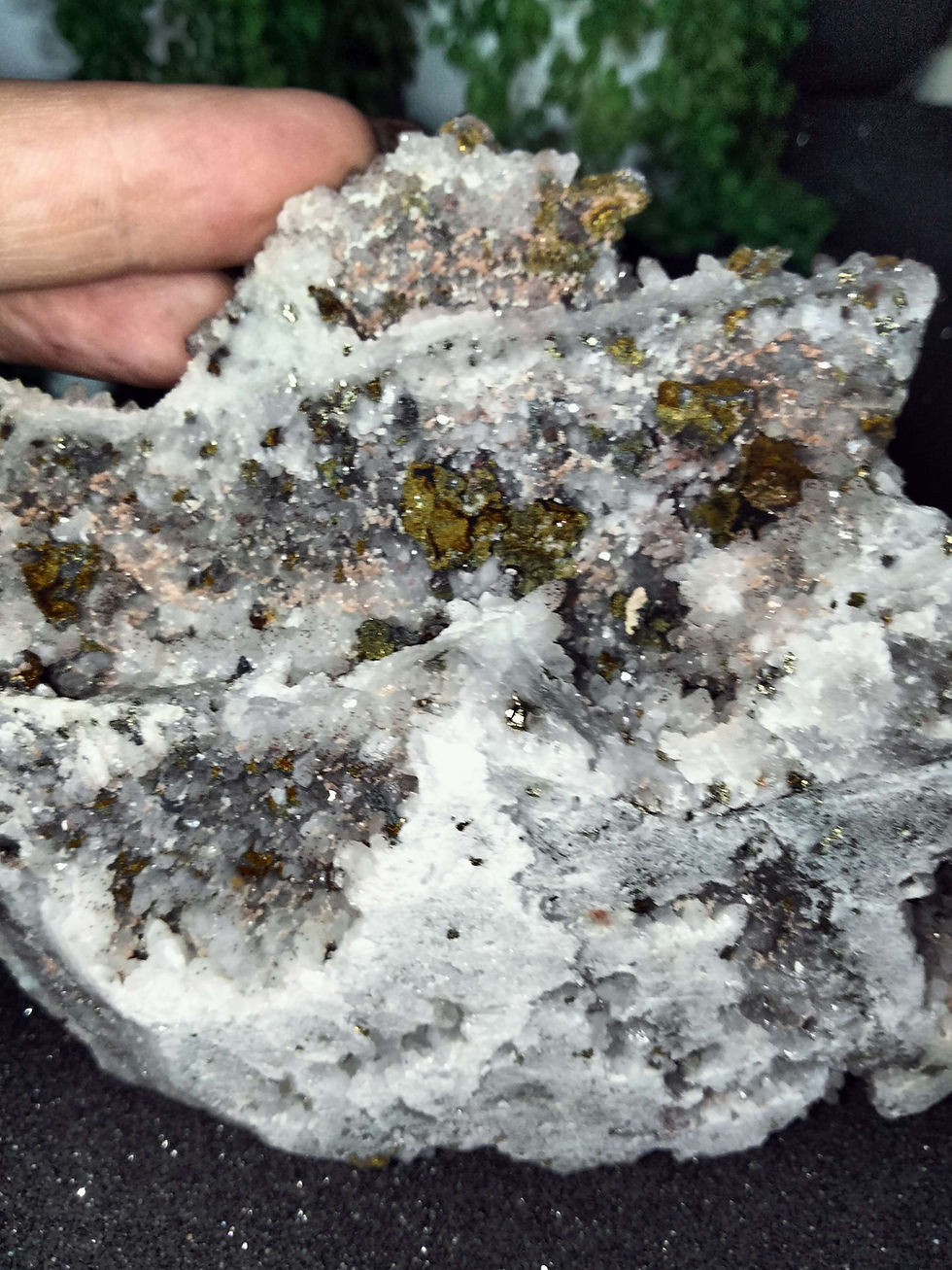 Thumbnail: Red Quartz with Pyrite Specimen