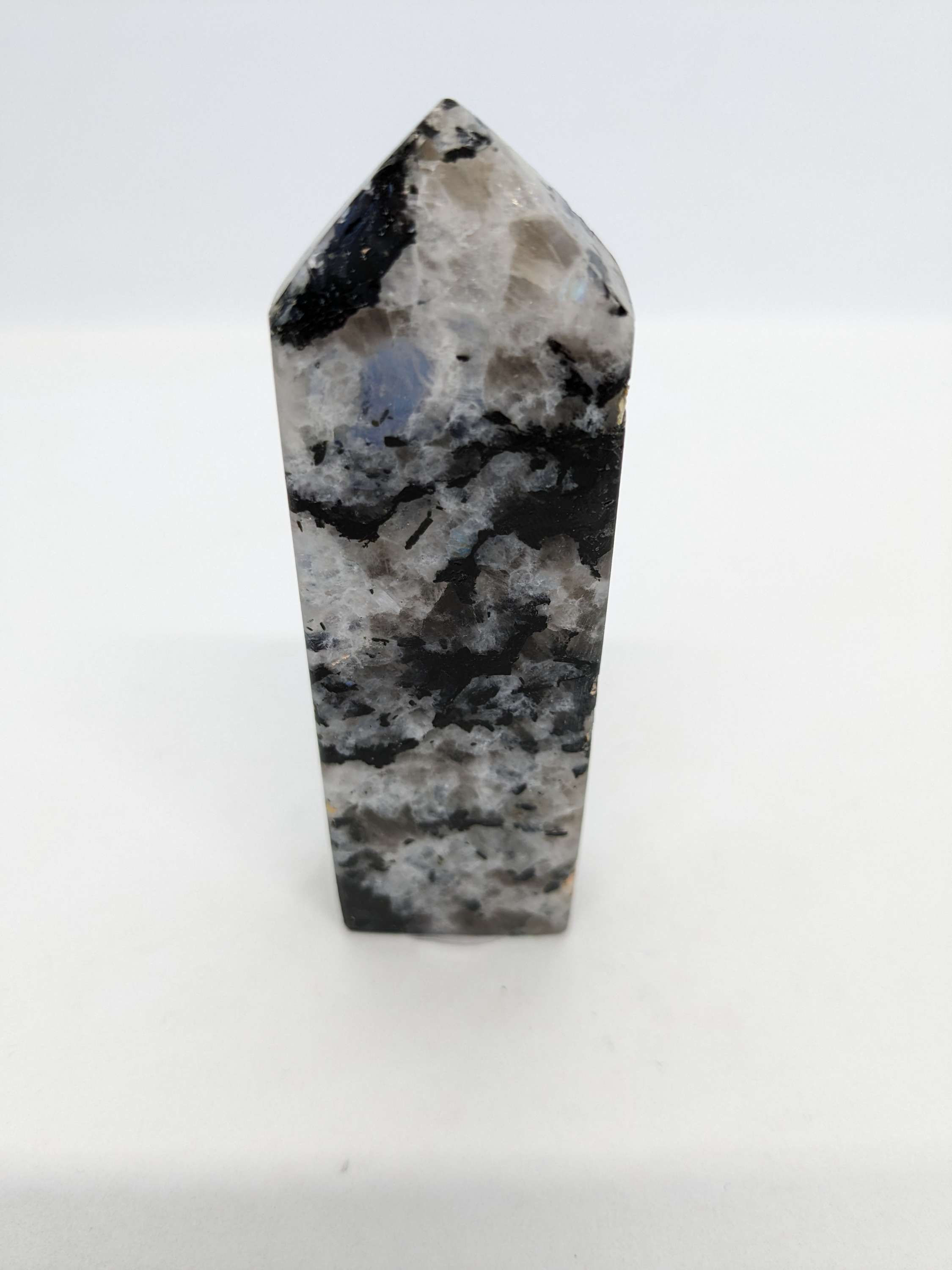 Rainbow Moonstone Point