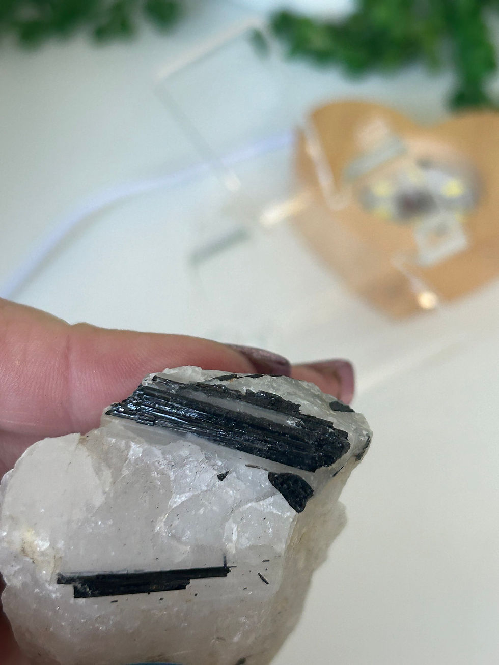 Thumbnail: Raw Black Tourmaline in Quartz