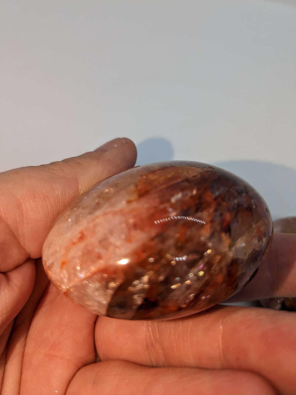 Thumbnail: Fire Quartz Palm Stone