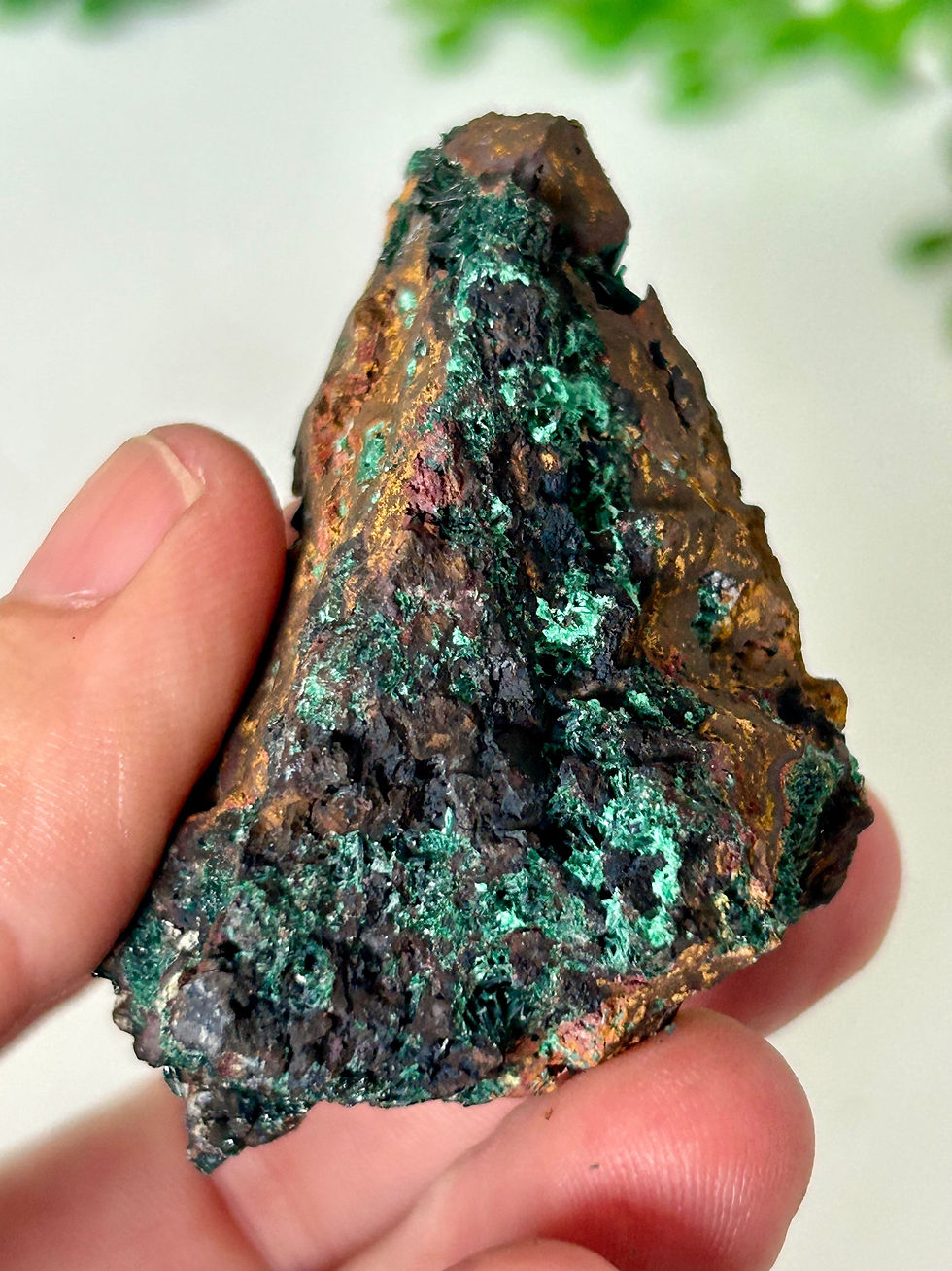 Thumbnail: Atacamite and Malachite Specimen