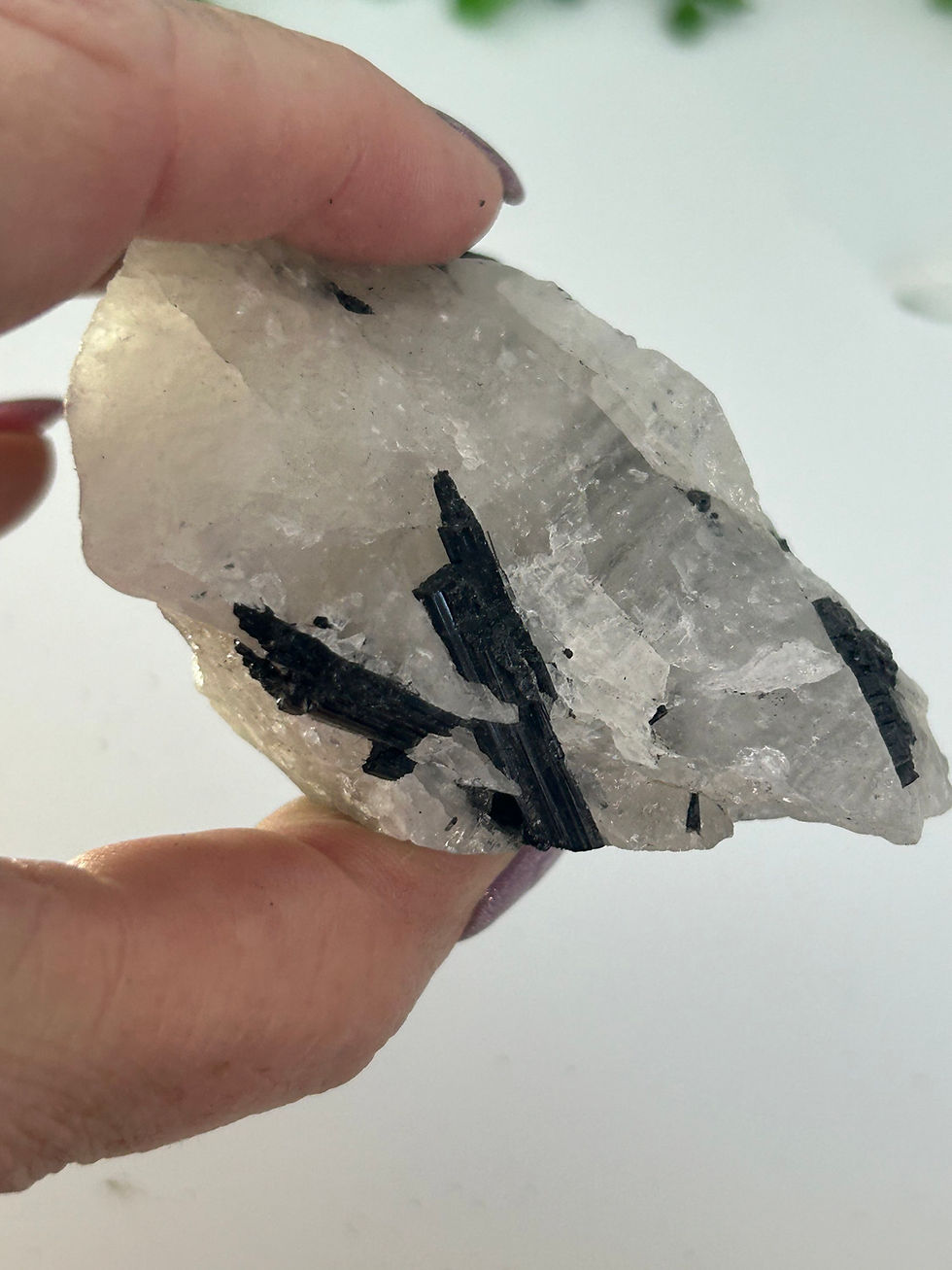 Thumbnail: Raw Black Tourmaline in Quartz