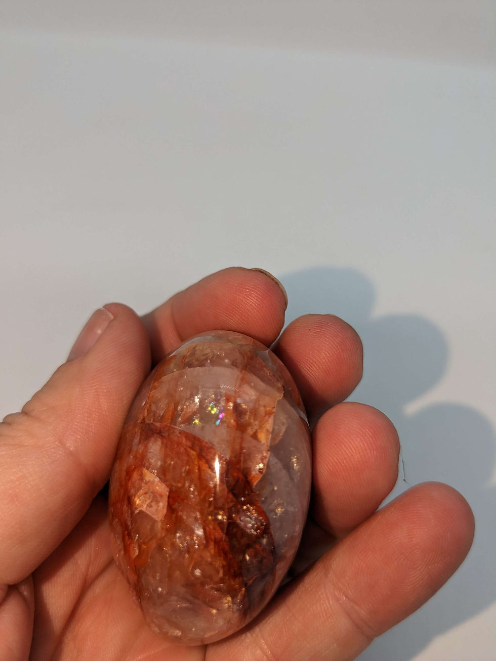 Thumbnail: Fire Quartz Palm Stone