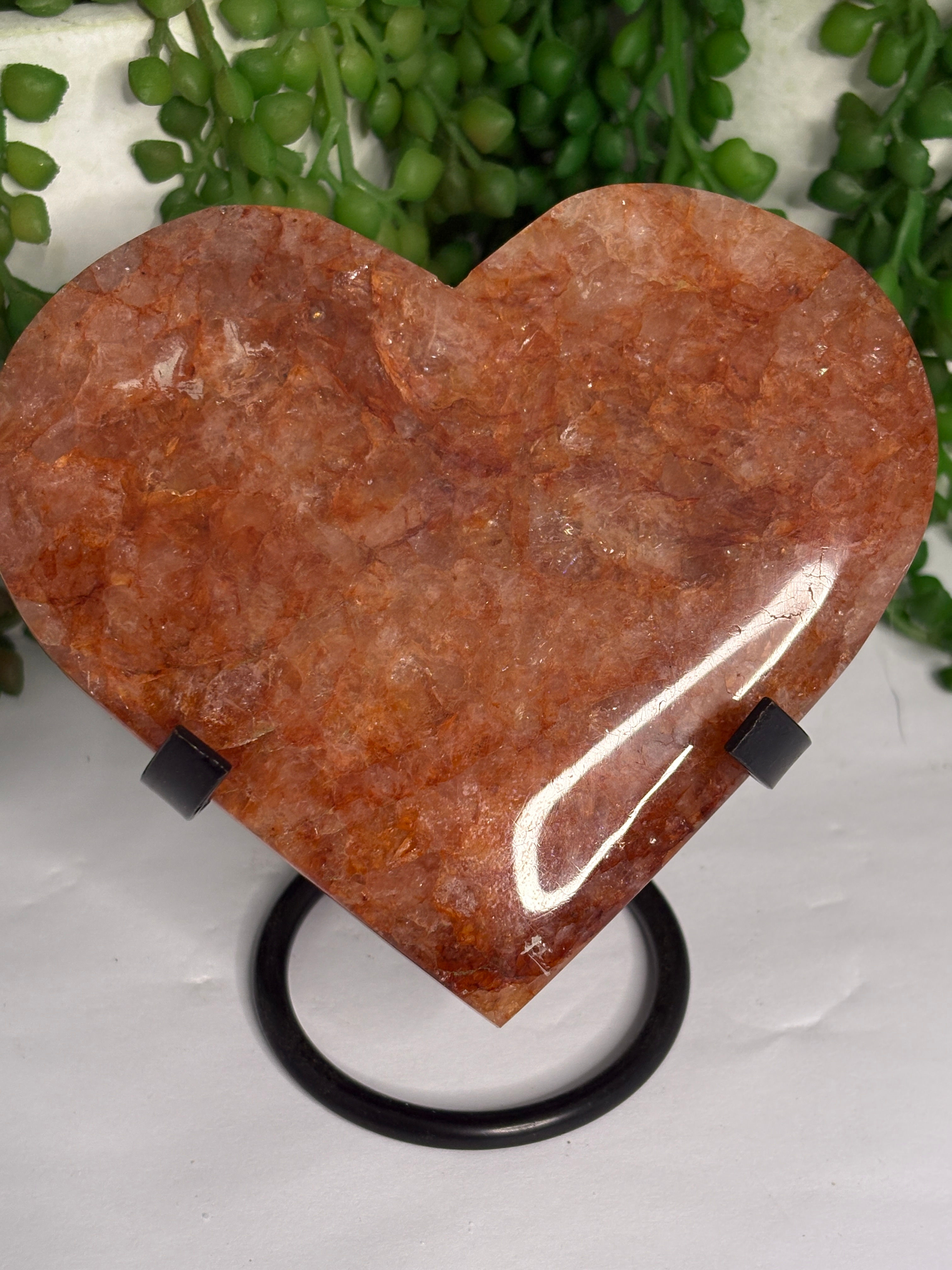 Fire Quartz Heart