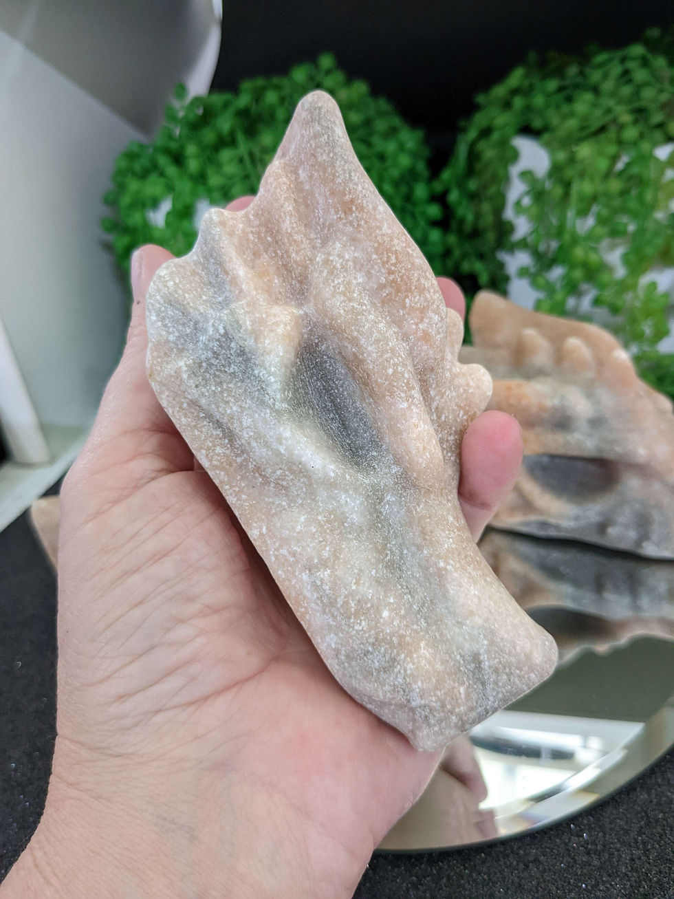 Thumbnail: Peach Calcite Dragon Head