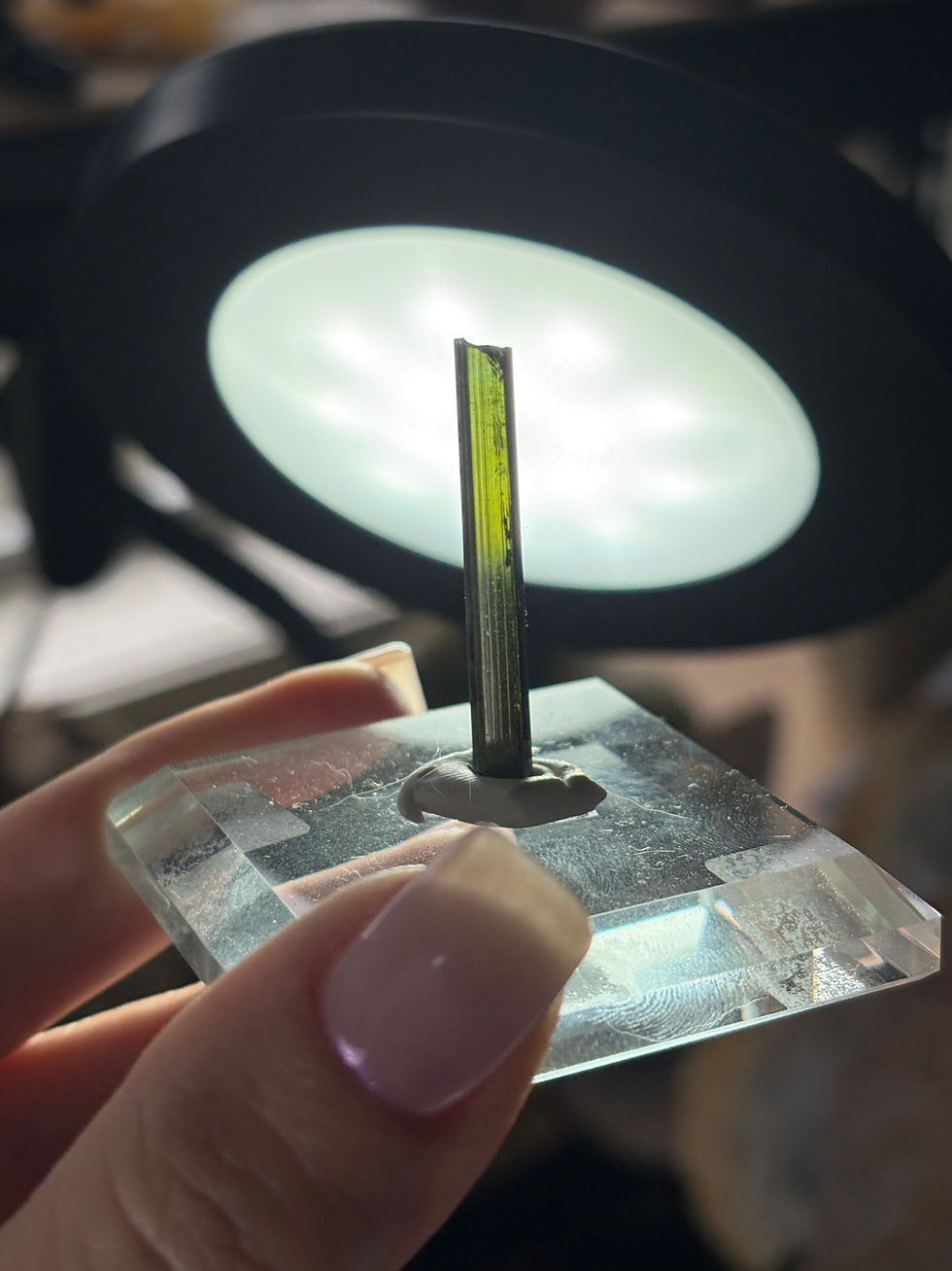 Thumbnail: Green Tourmaline Specimen