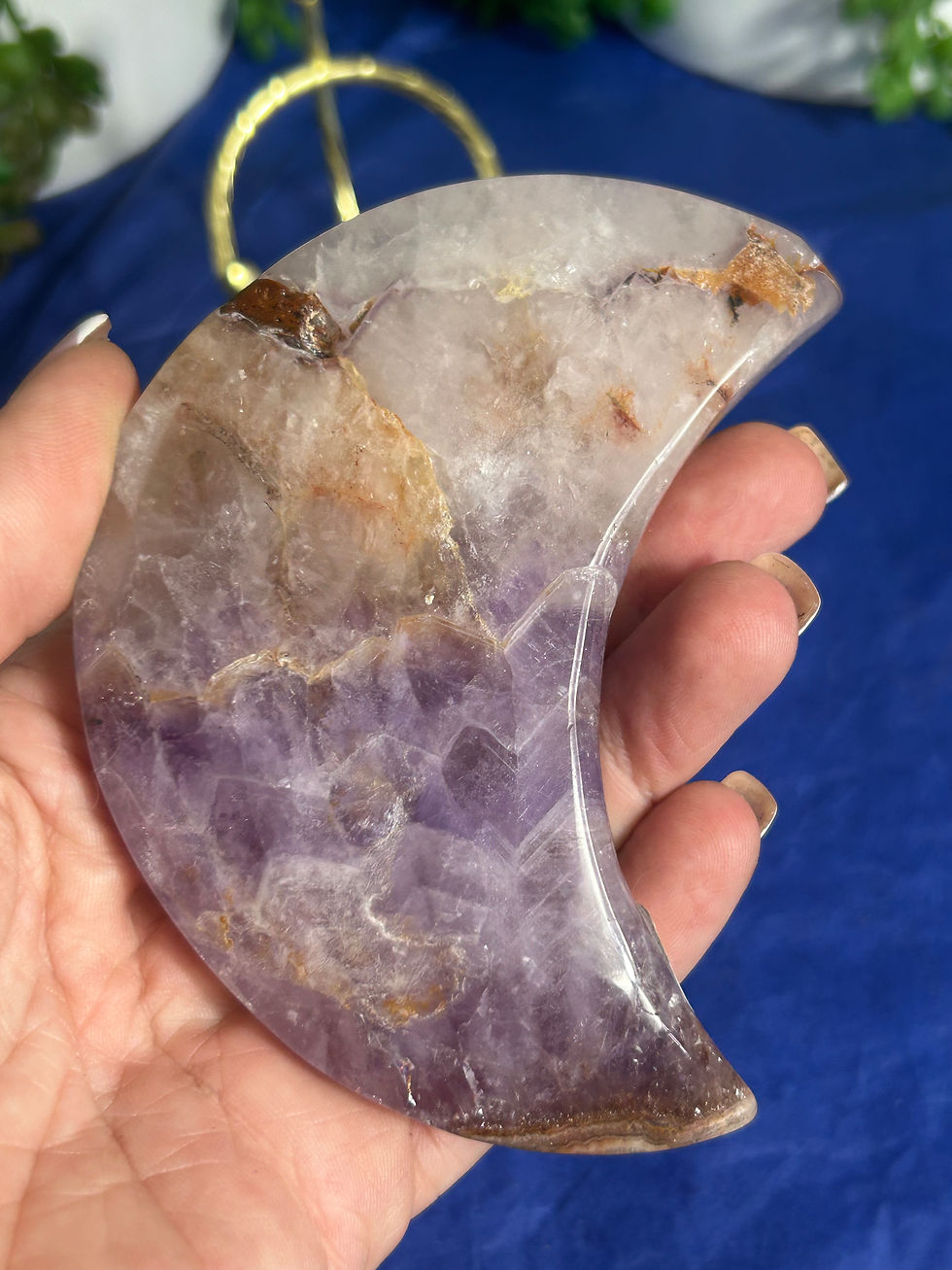 Thumbnail: Amethyst Agate Moon