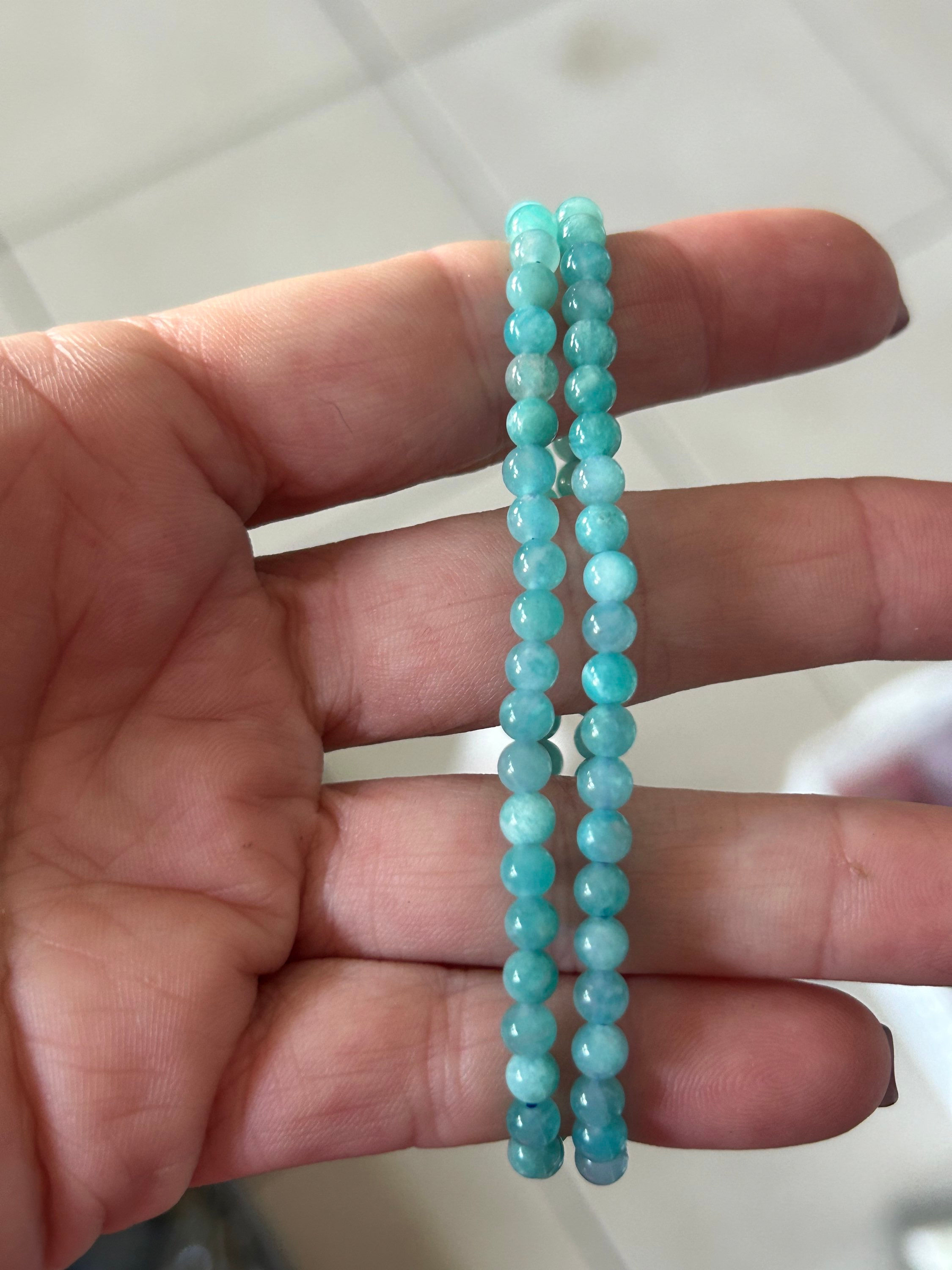 Amazonite Bracelet - 4mm bead