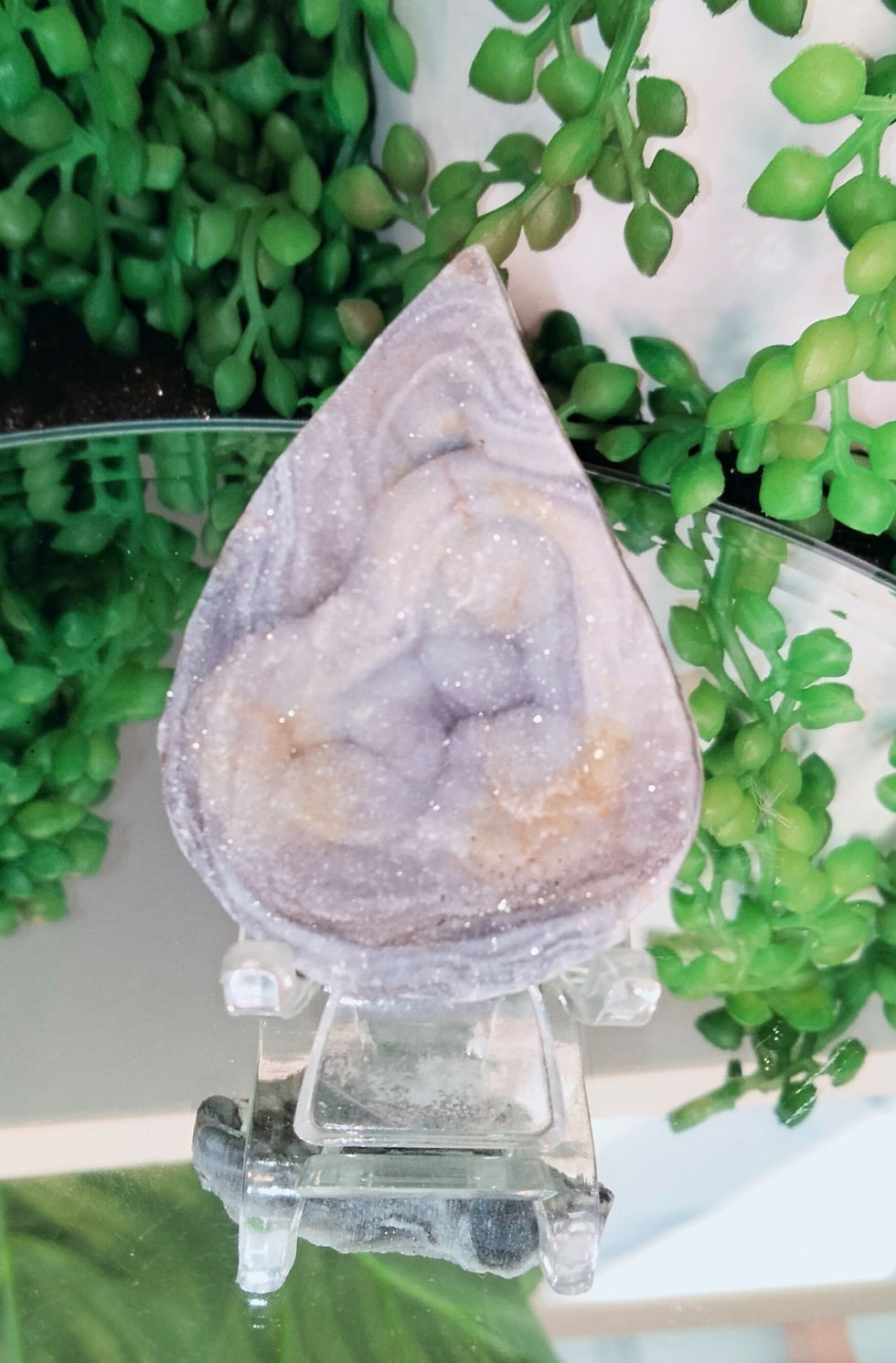 Druzy Agate Water Drop