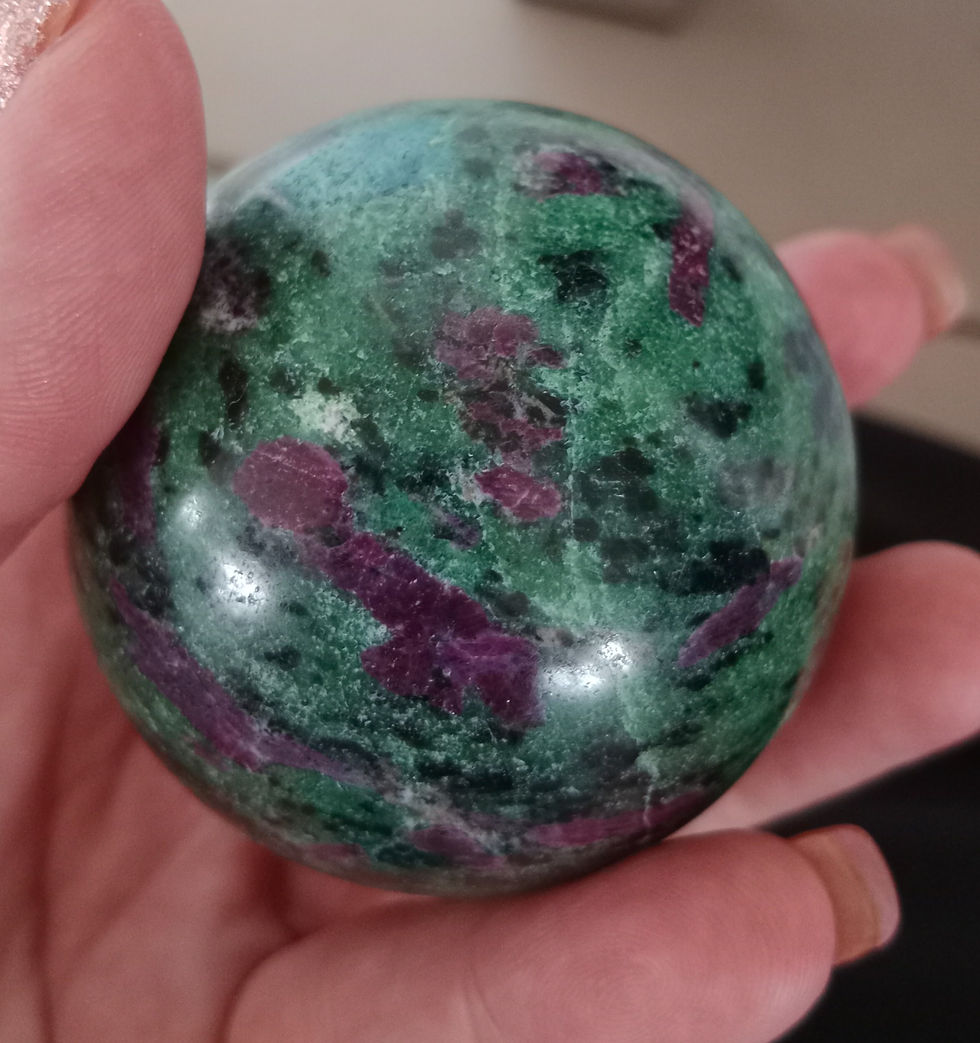 Thumbnail: Ruby Zoisite Sphere